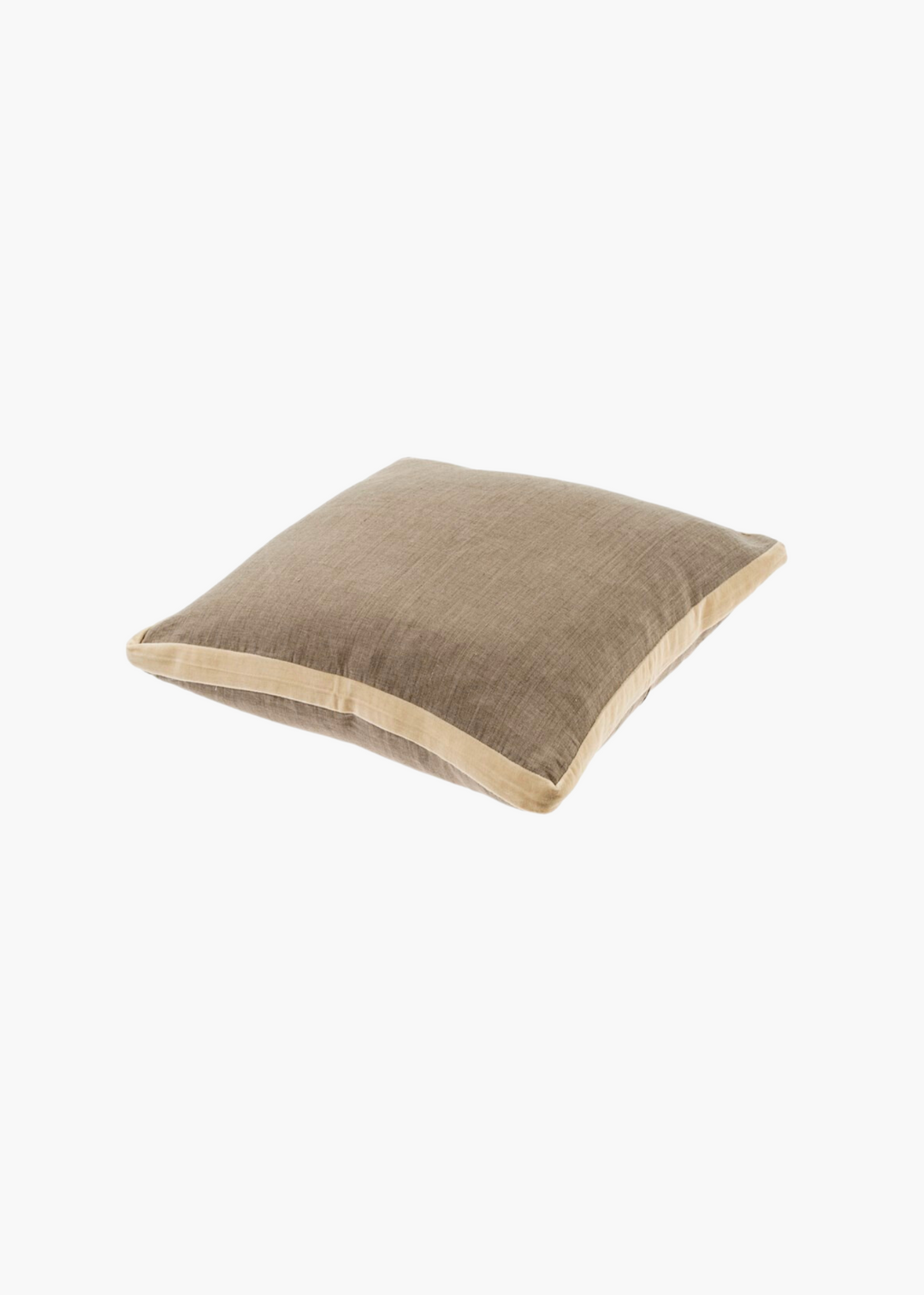 Velvet Trim Pillow