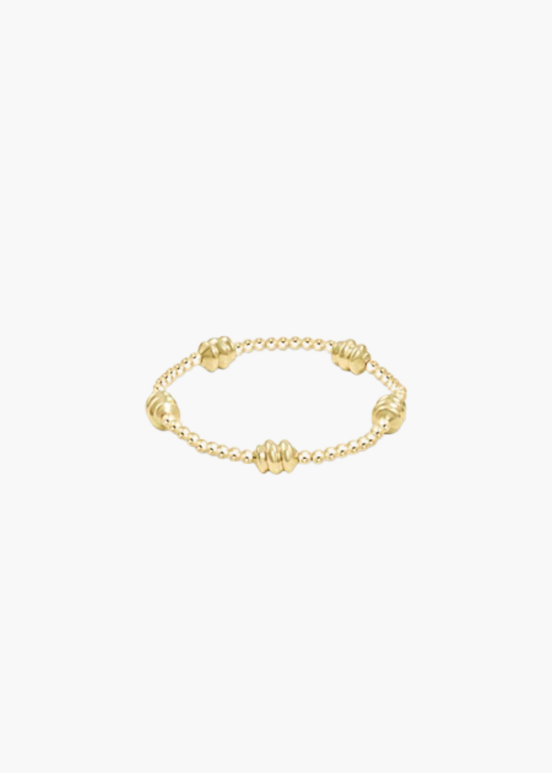 Admire Gold 3mm Bead Bracelet - Gold
