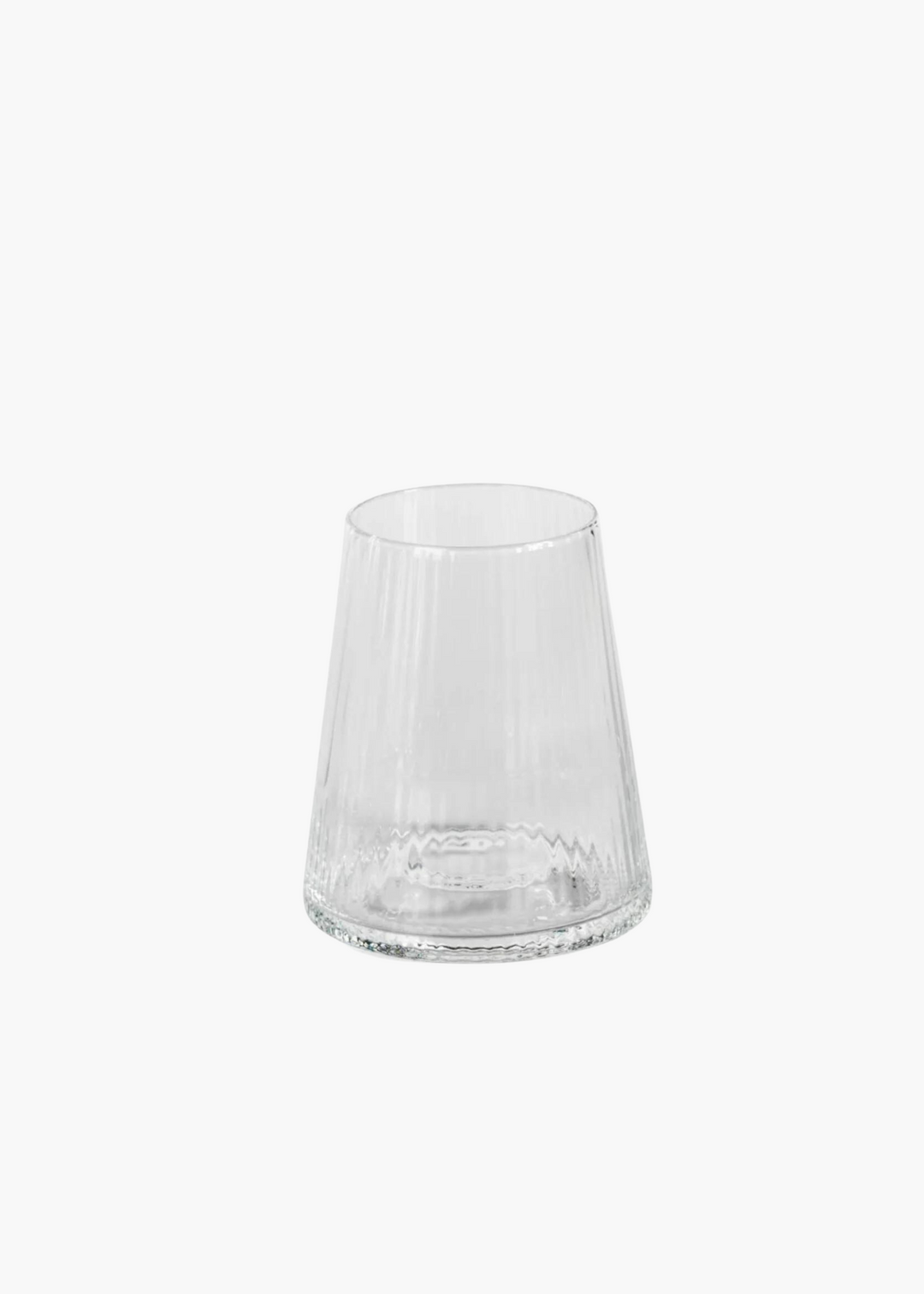 Fluted Stemless Glass