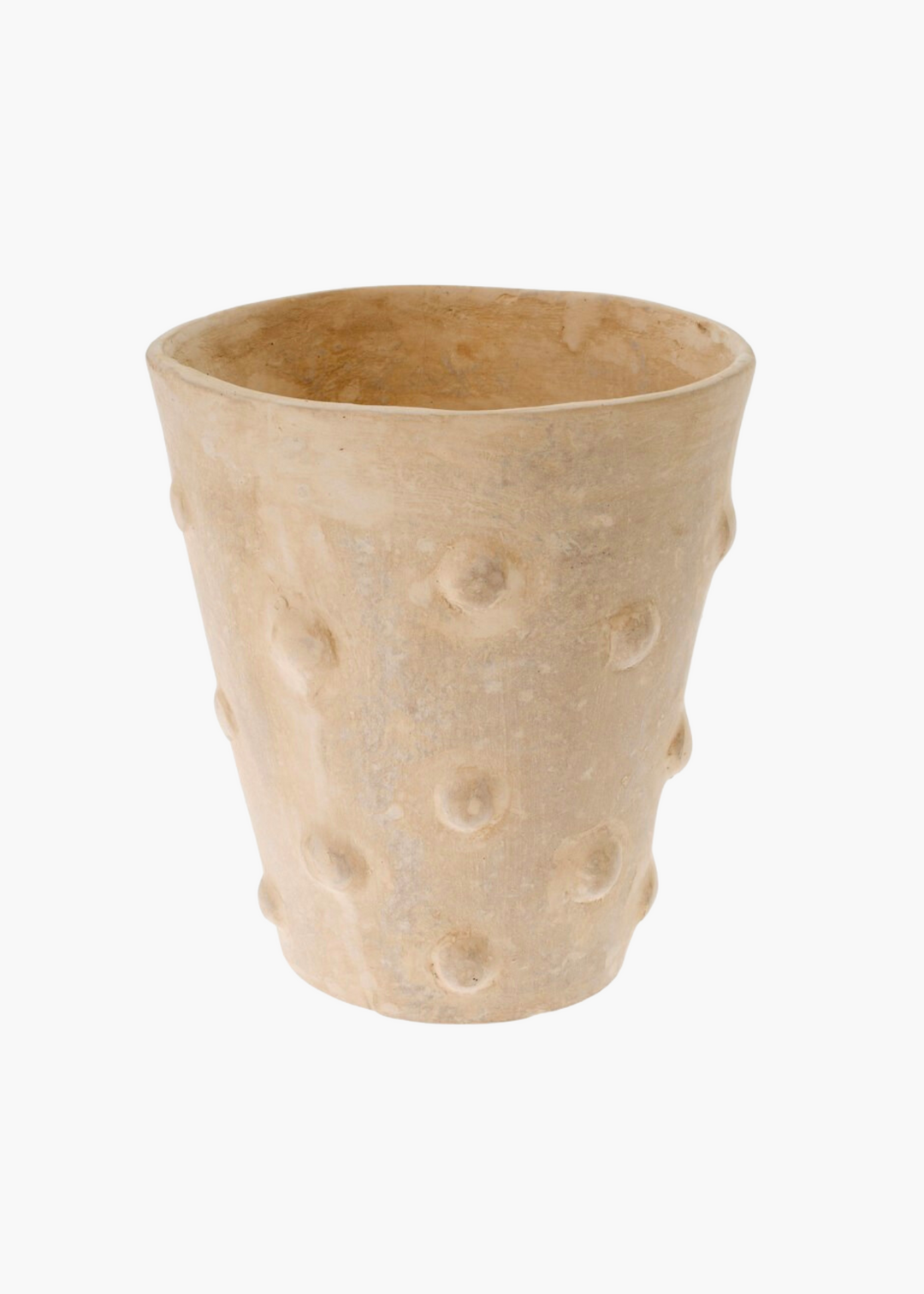 Studded Paper Mache Vase