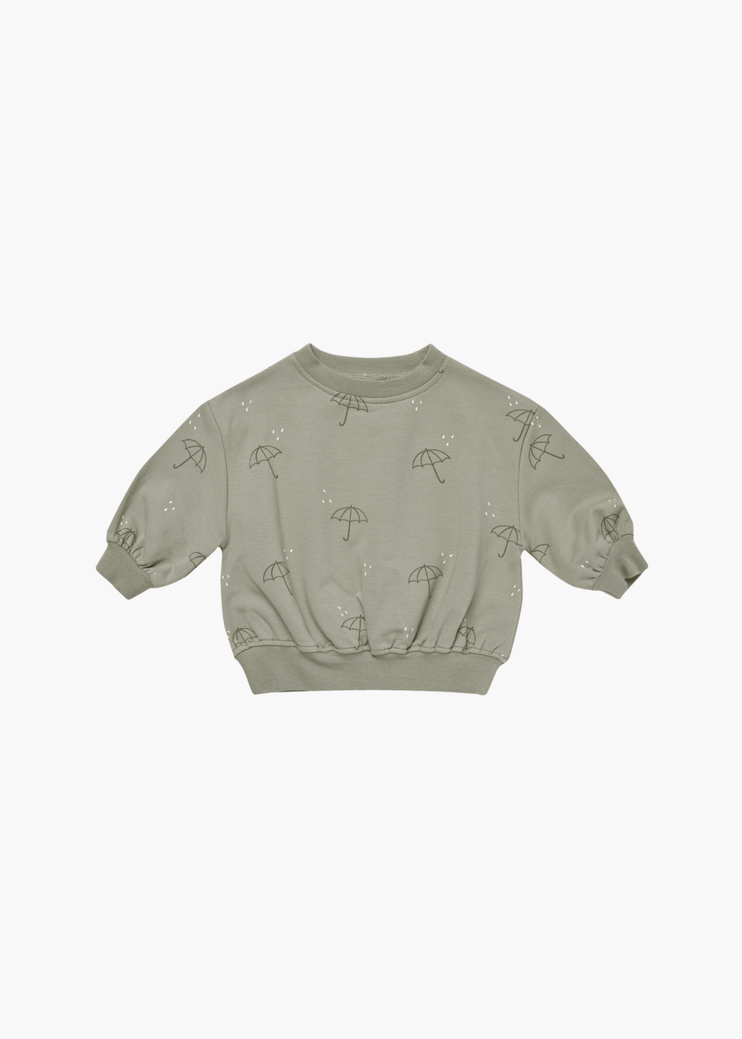 relaxed fleece sweatshirt || umbrellas - FINAL SALE