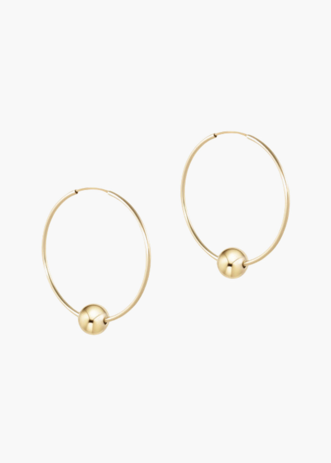 Endless Gold 1.25" Hoop - Classic 8mm Gold