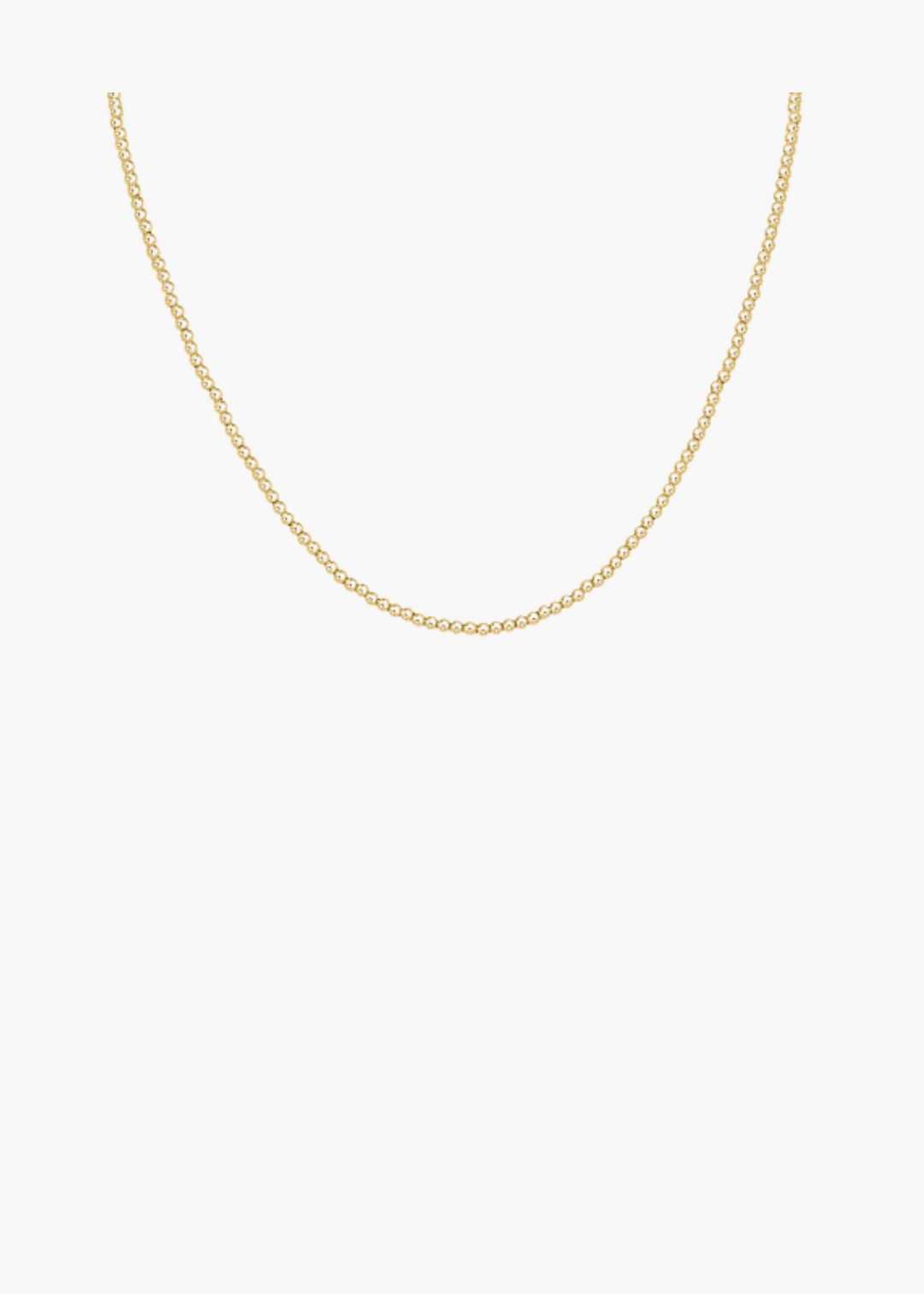 Choker Classic Gold 2mm Bead
