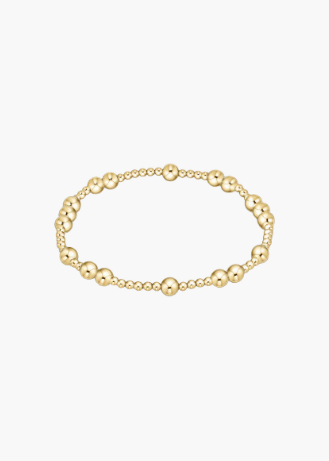 Hope Unwritten 5mm Bead Bracelet - Gold
