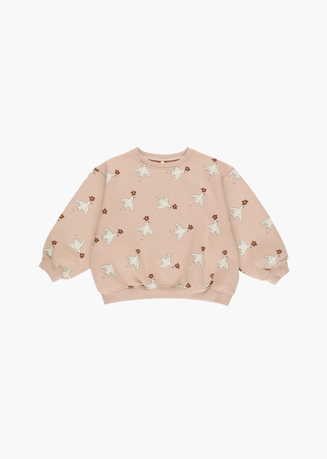 Oversized Sweatshirt || Doves-FINAL SALE