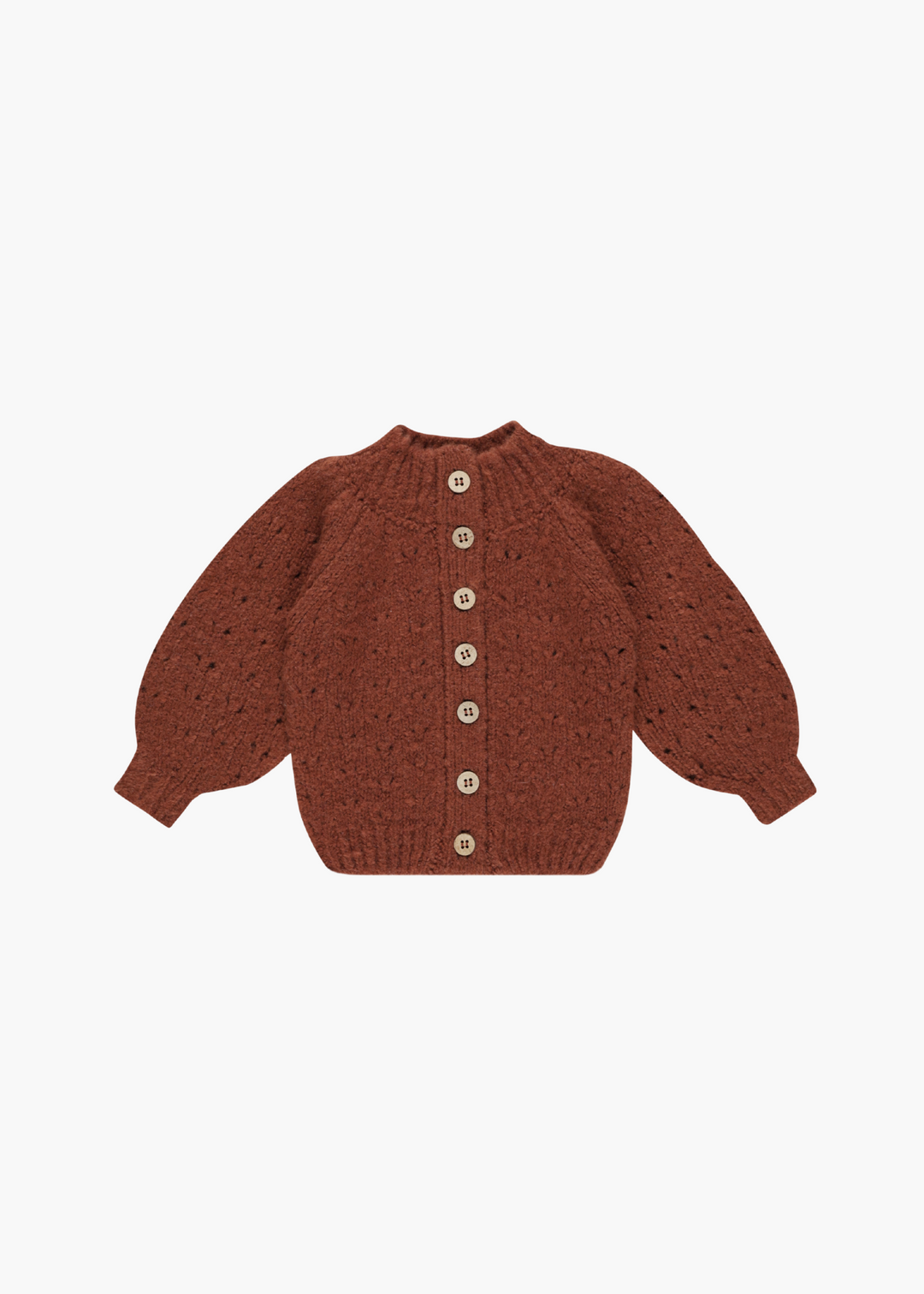 Tulip Cardigan || Brick-FINAL SALE