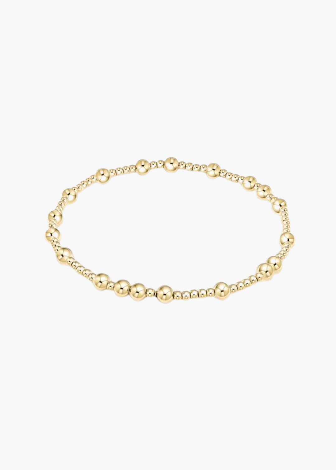 Hope Unwritten 4mm Bead Bracelet - Gold