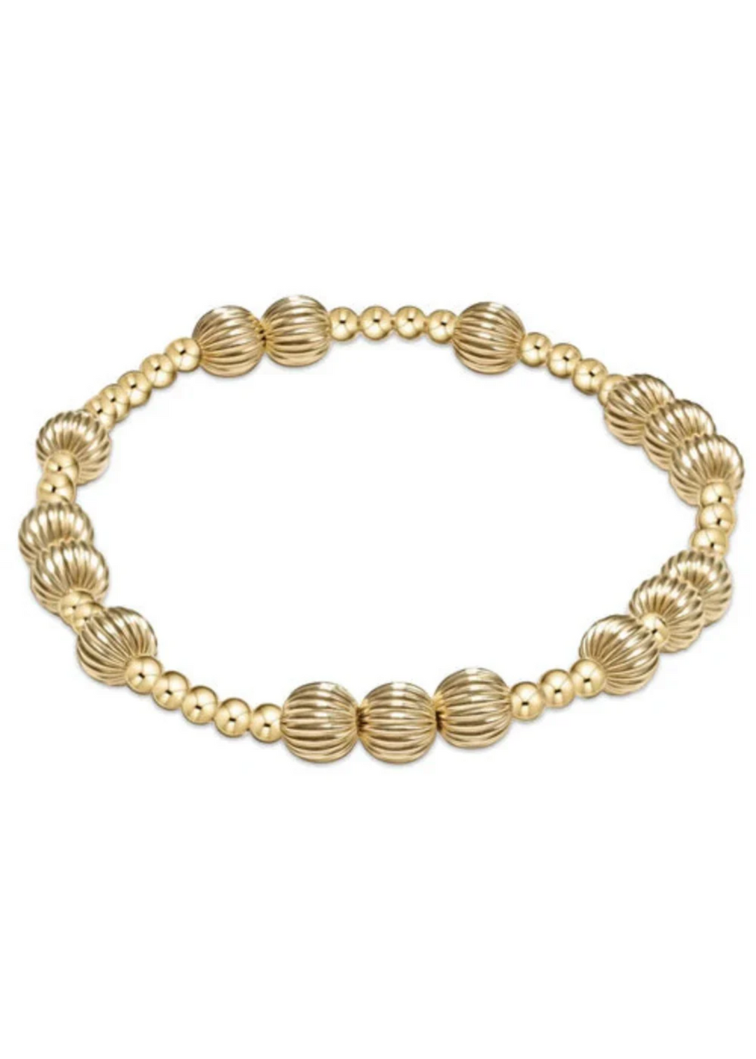 Hope Unwritten Dignity 6mm Bead Bracelet - Gold