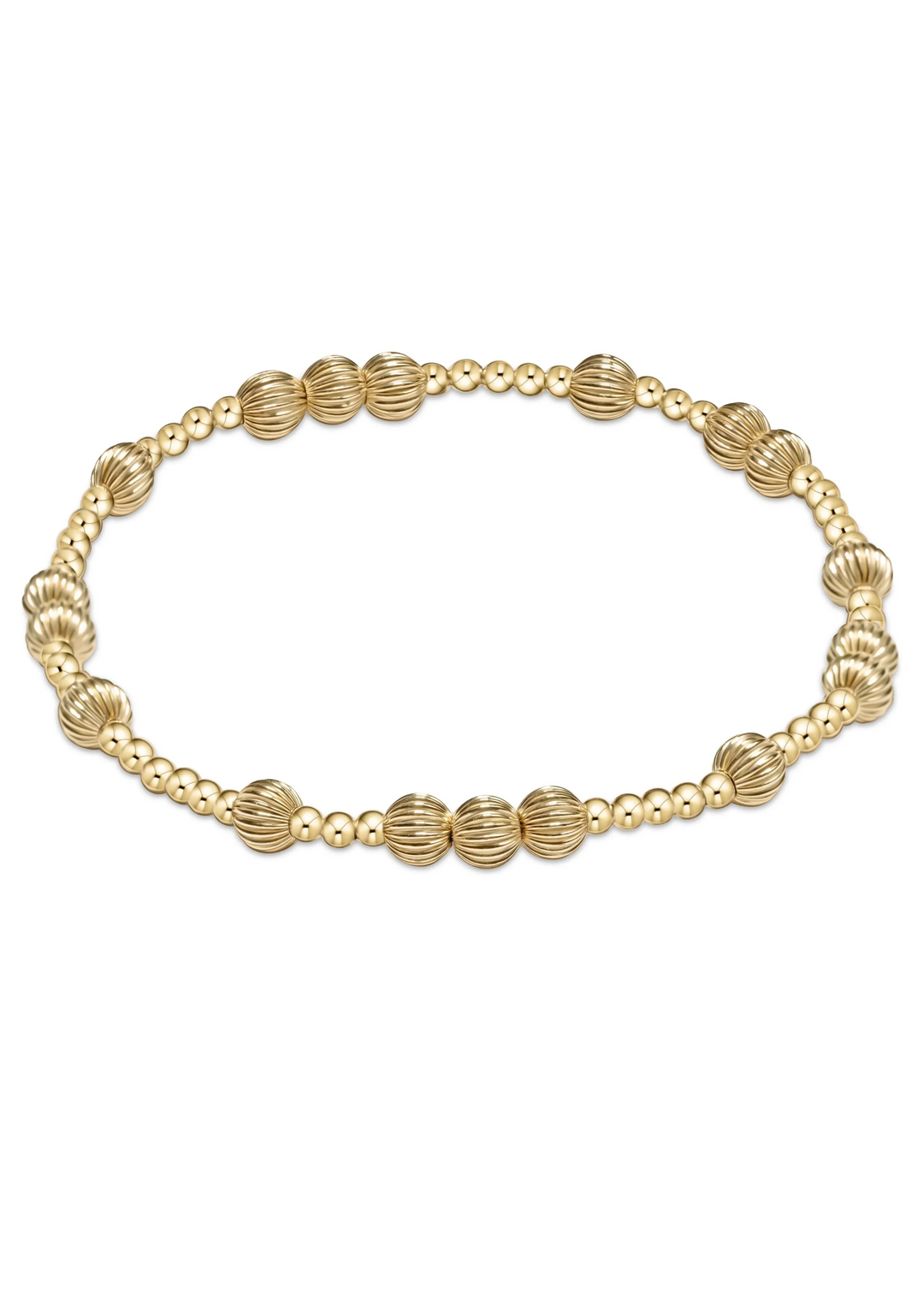 Hope Unwritten Dignity 5mm Bead Bracelet - Gold