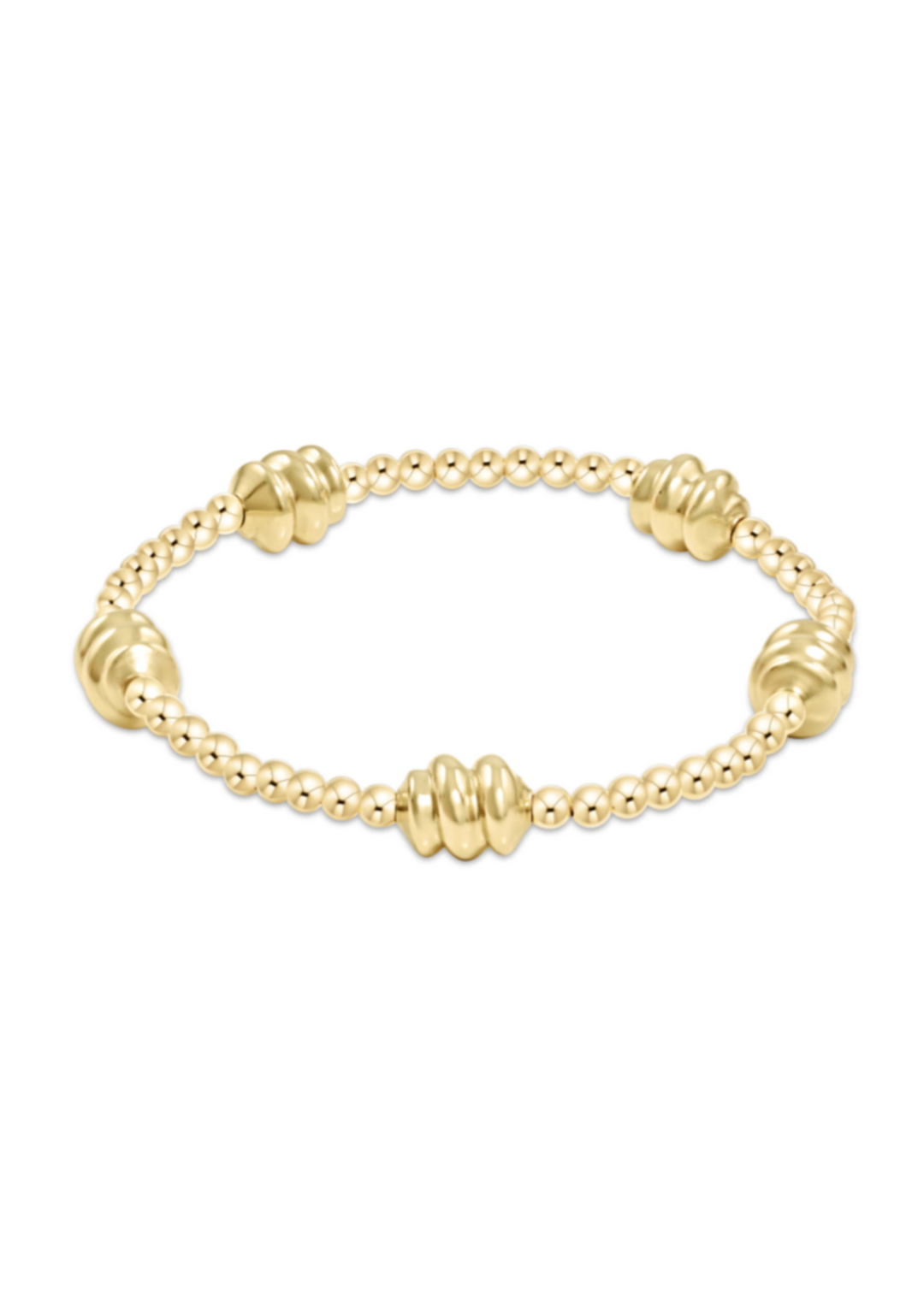 Admire Small Gold 2.5mm Bead Bracelet - Gold