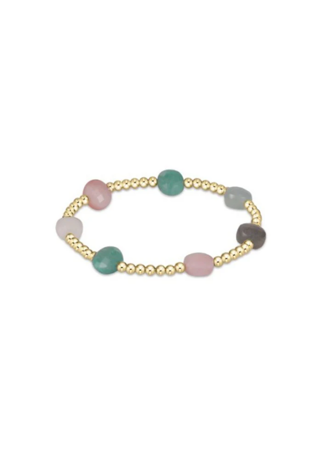 Admire Gold 3mm Bead Bracelet - Hot Mess