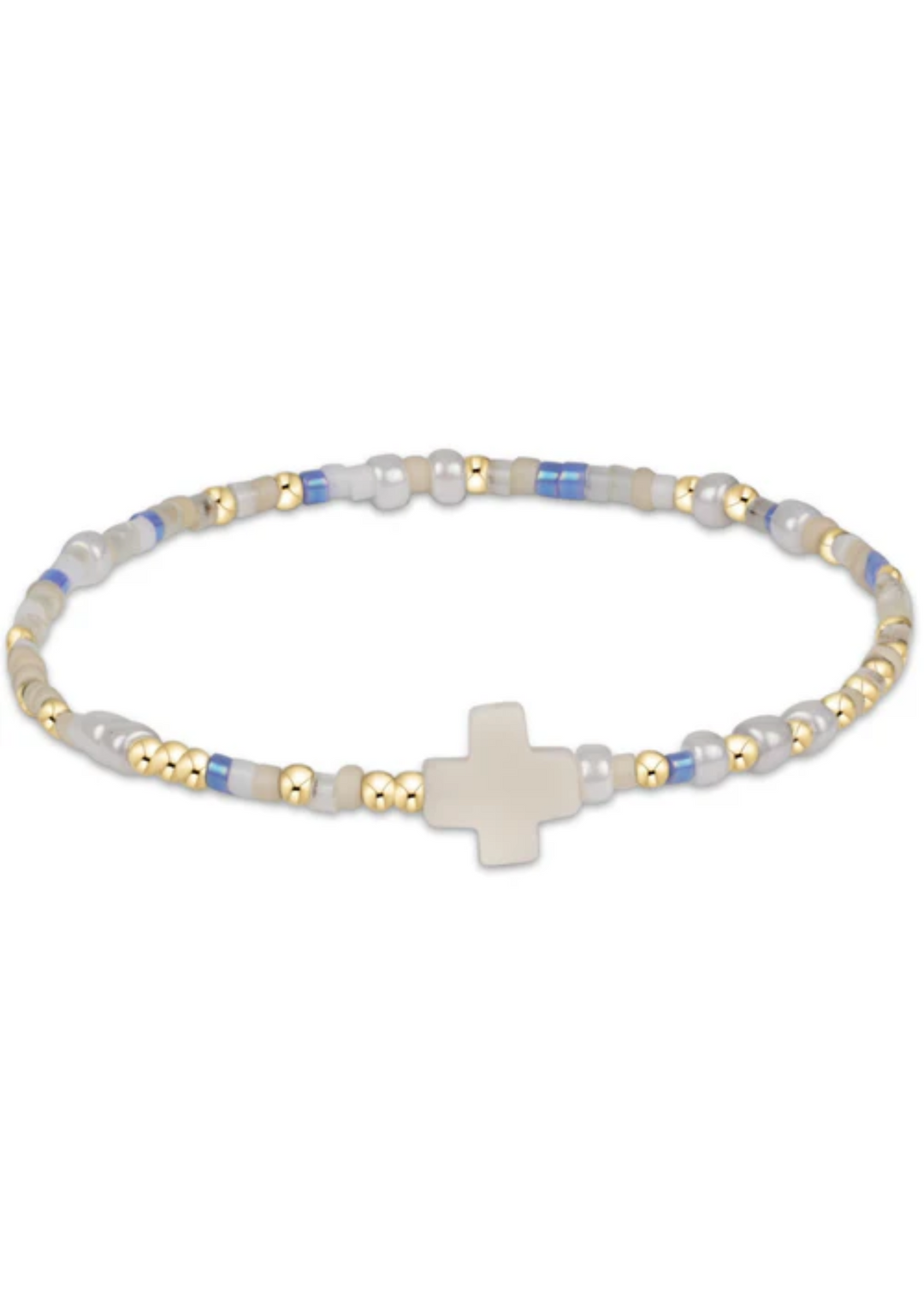 egirl Hope Unwritten Signature Cross Bracelet - Skinny Dippin'