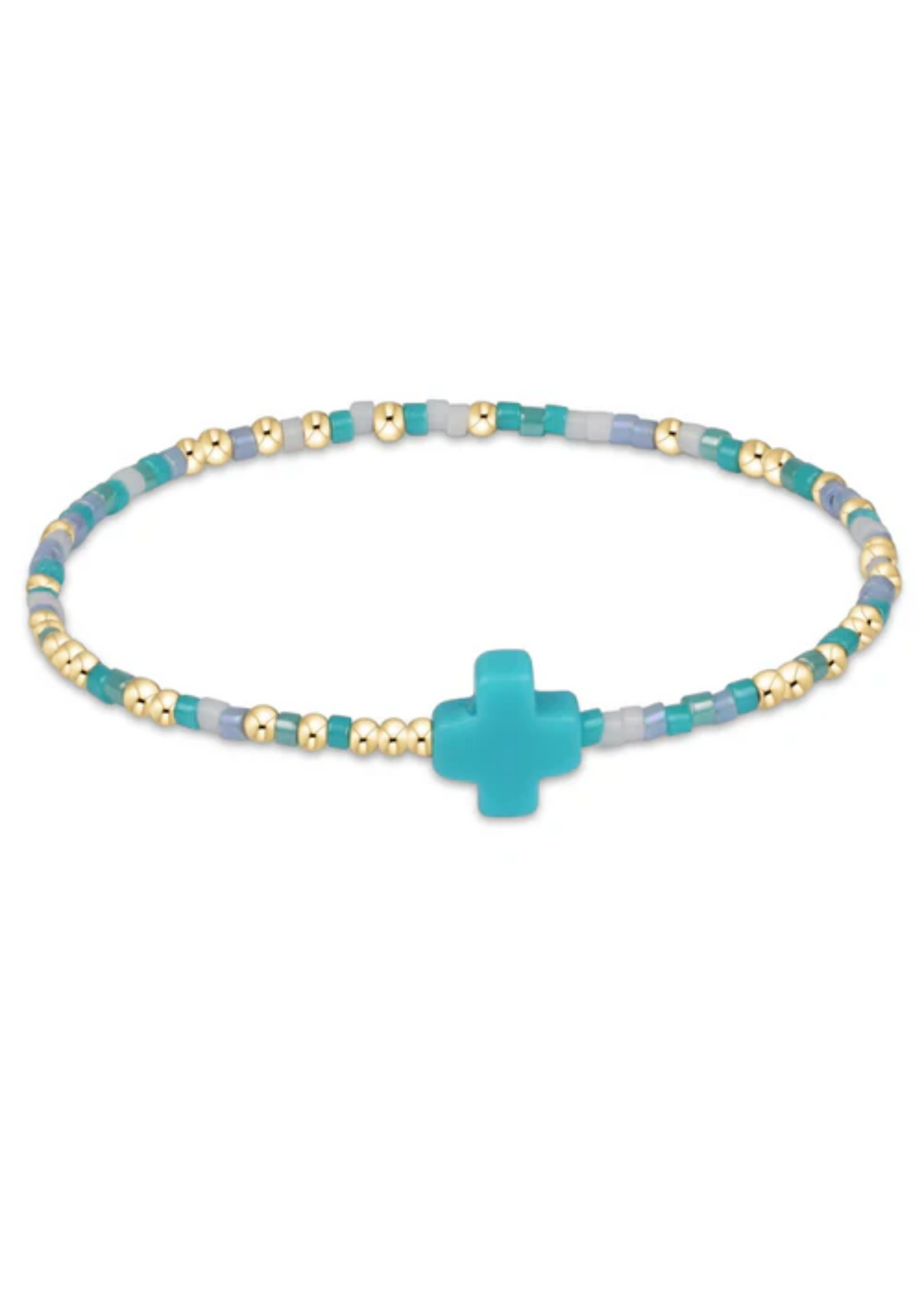 egirl Hope Unwritten Signature Cross Bracelet - Man, I Teal Like A Woman