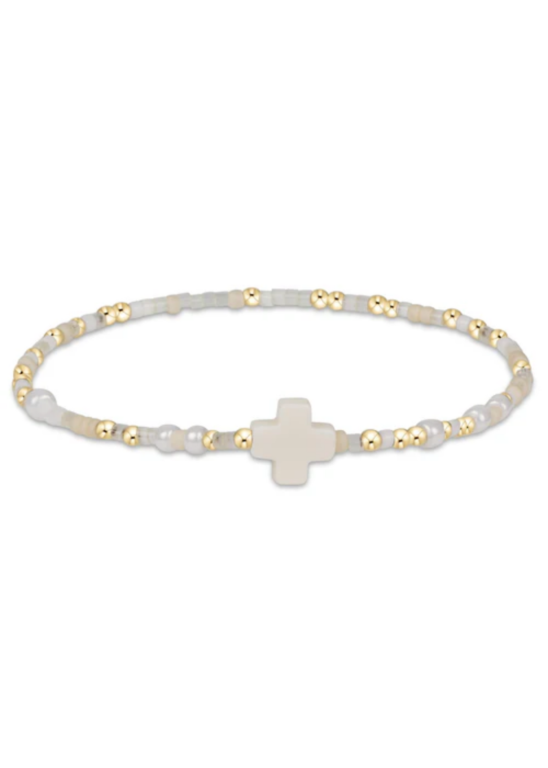 egirl Hope Unwritten Signature Cross Bracelet - Call Me On My Shellphone
