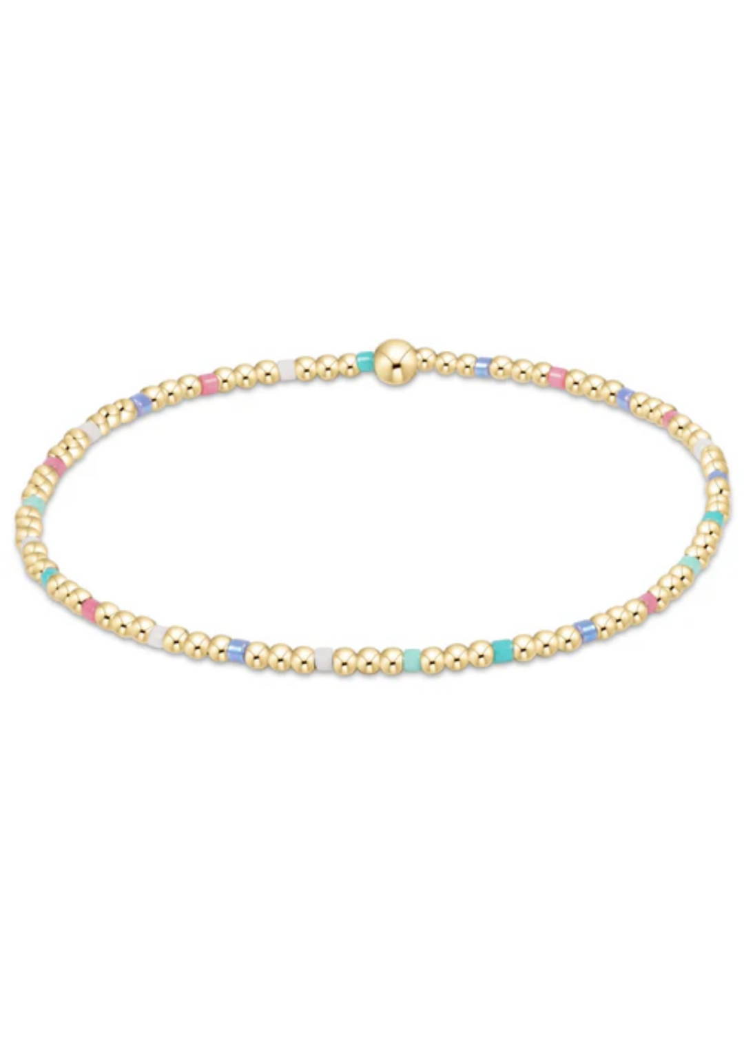 egirl Hope Sincerity Pattern 2mm Bead Bracelet - Hot Mess