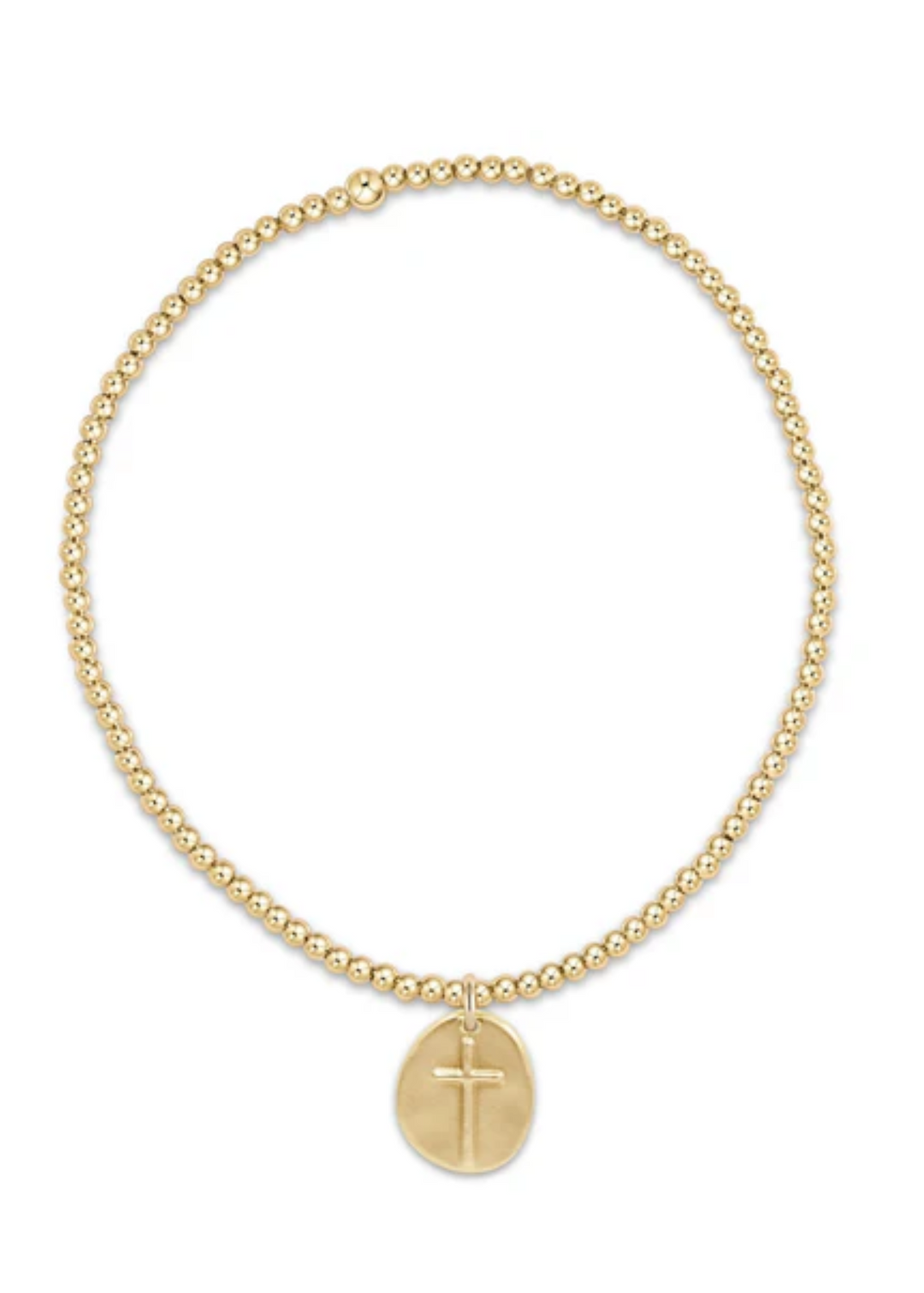 Enewton Extends -Classic Gold 2mm Bead Bracelet- Inspire Small Gold Charm