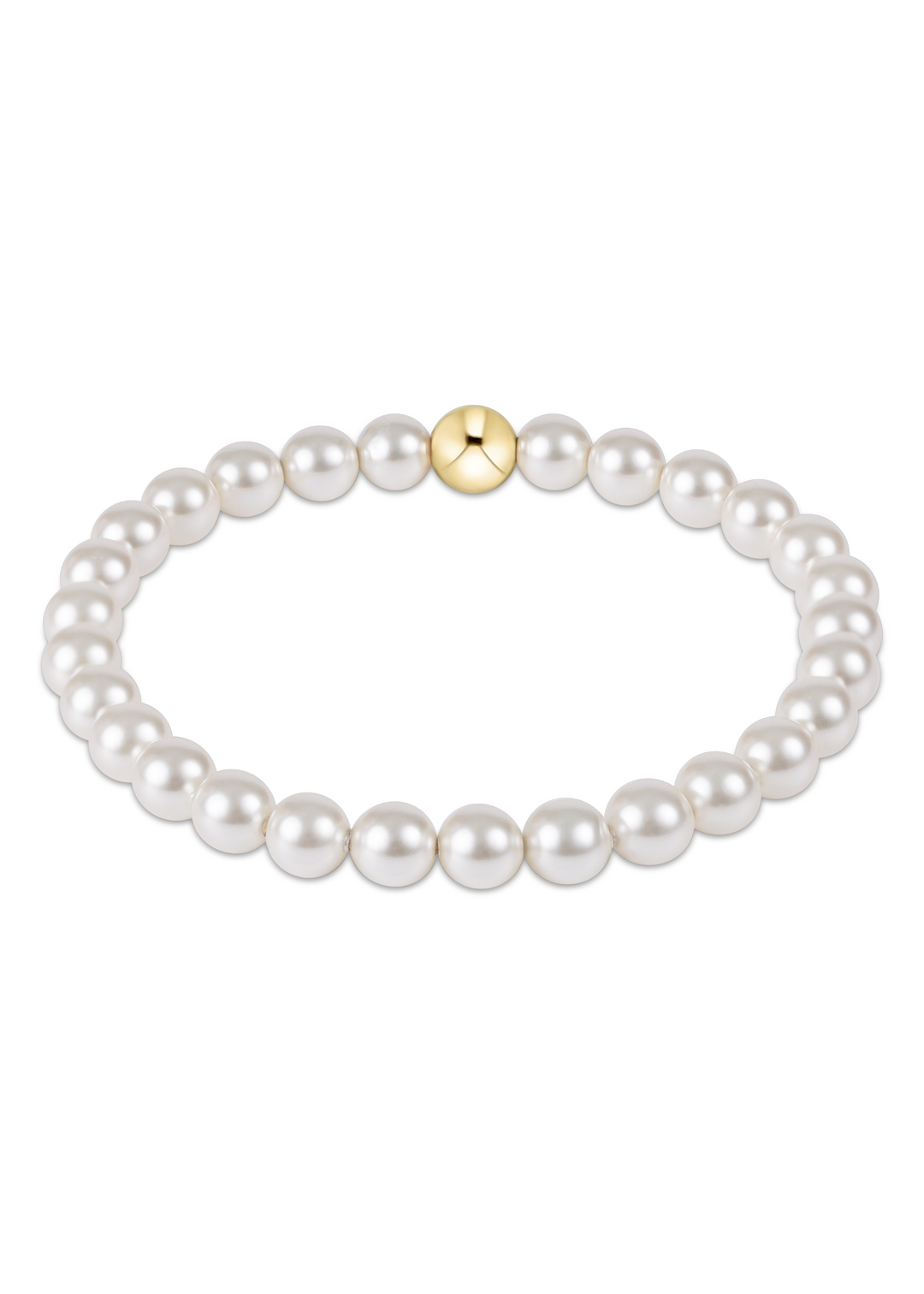 Classic Pearl 6mm Bead Bracelet