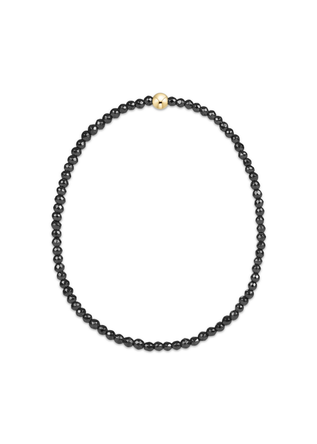 Enewton Extends - Faceted Hematite 2mm Bead Bracelet