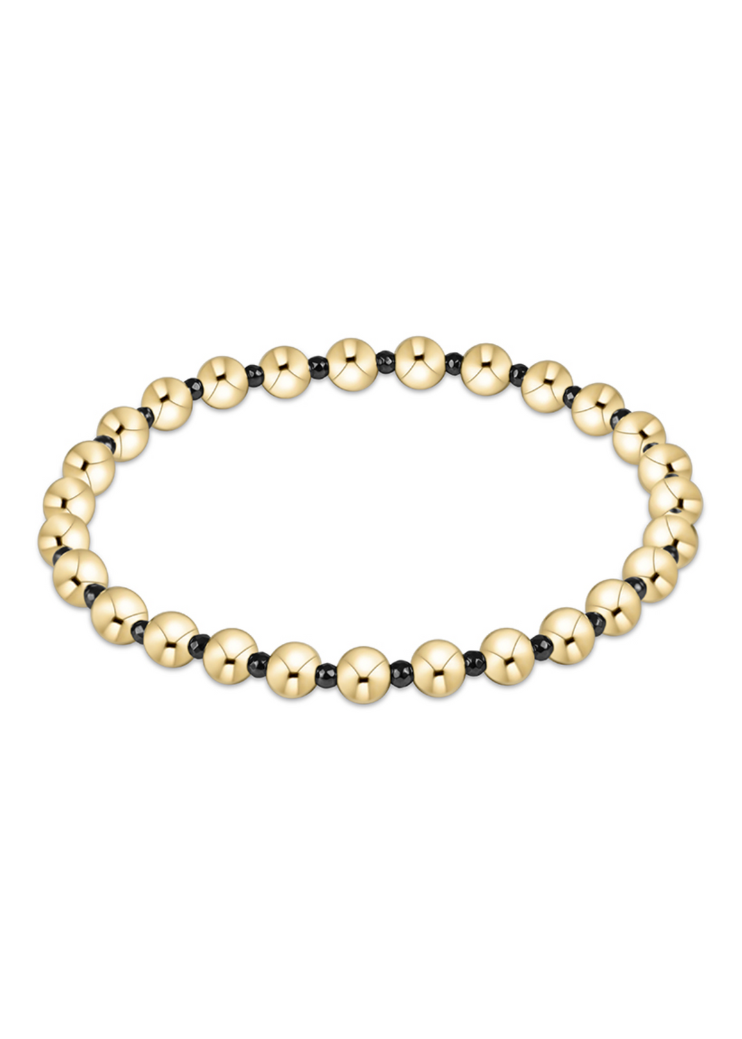 Enewton Extends - Faceted Hematite Grateful Pattern 5mm Bead Bracelet