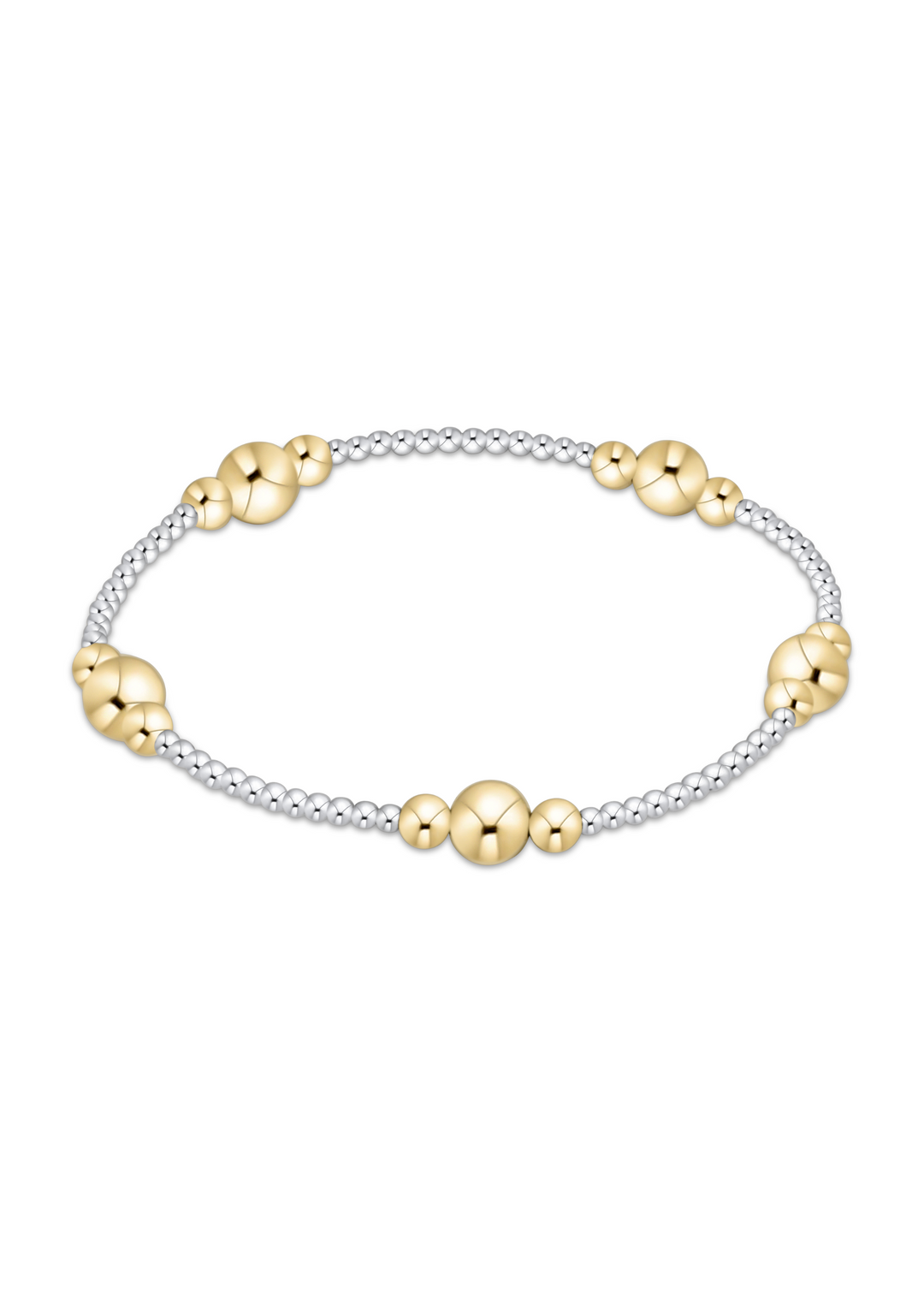 Purpose Gold 6mm Bead Bracelet - Mixed Metal