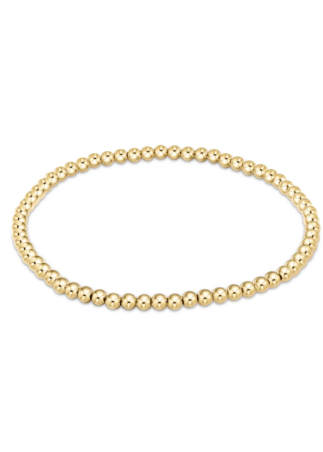 Egirl Classic Gold 3mm Bead Bracelet