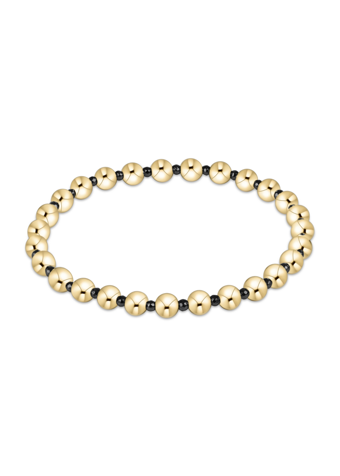 Faceted Hematite Grateful Pattern 5mm Bead Bracelet