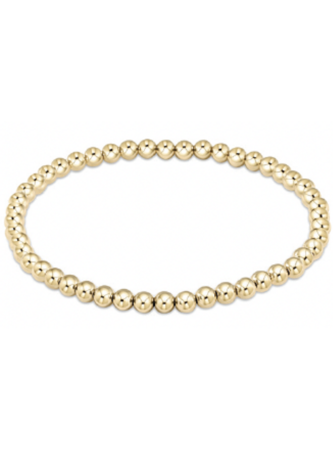 Classic Gold 4mm Bead Bracelet