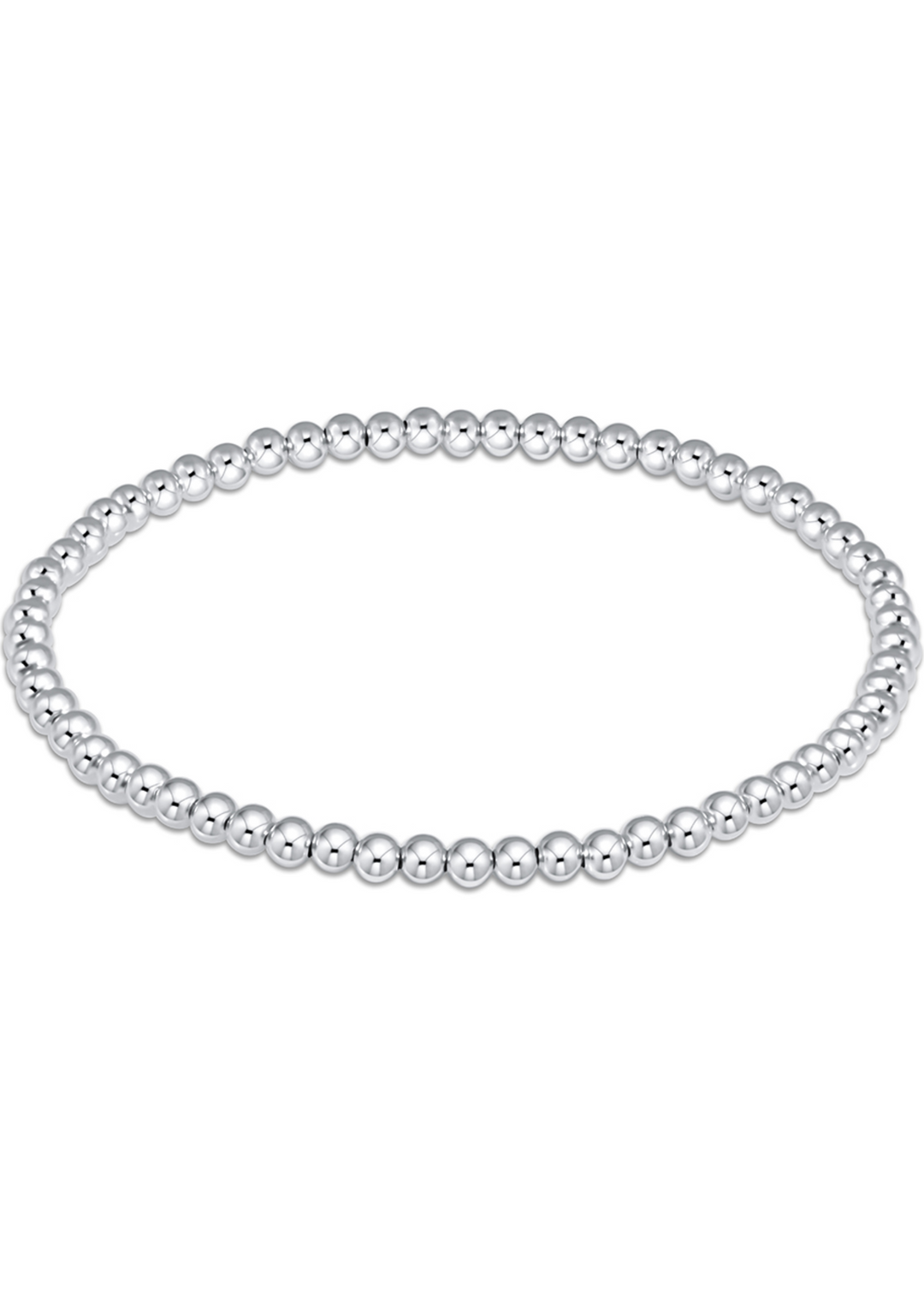 Classic Sterling 3mm Bead Bracelet