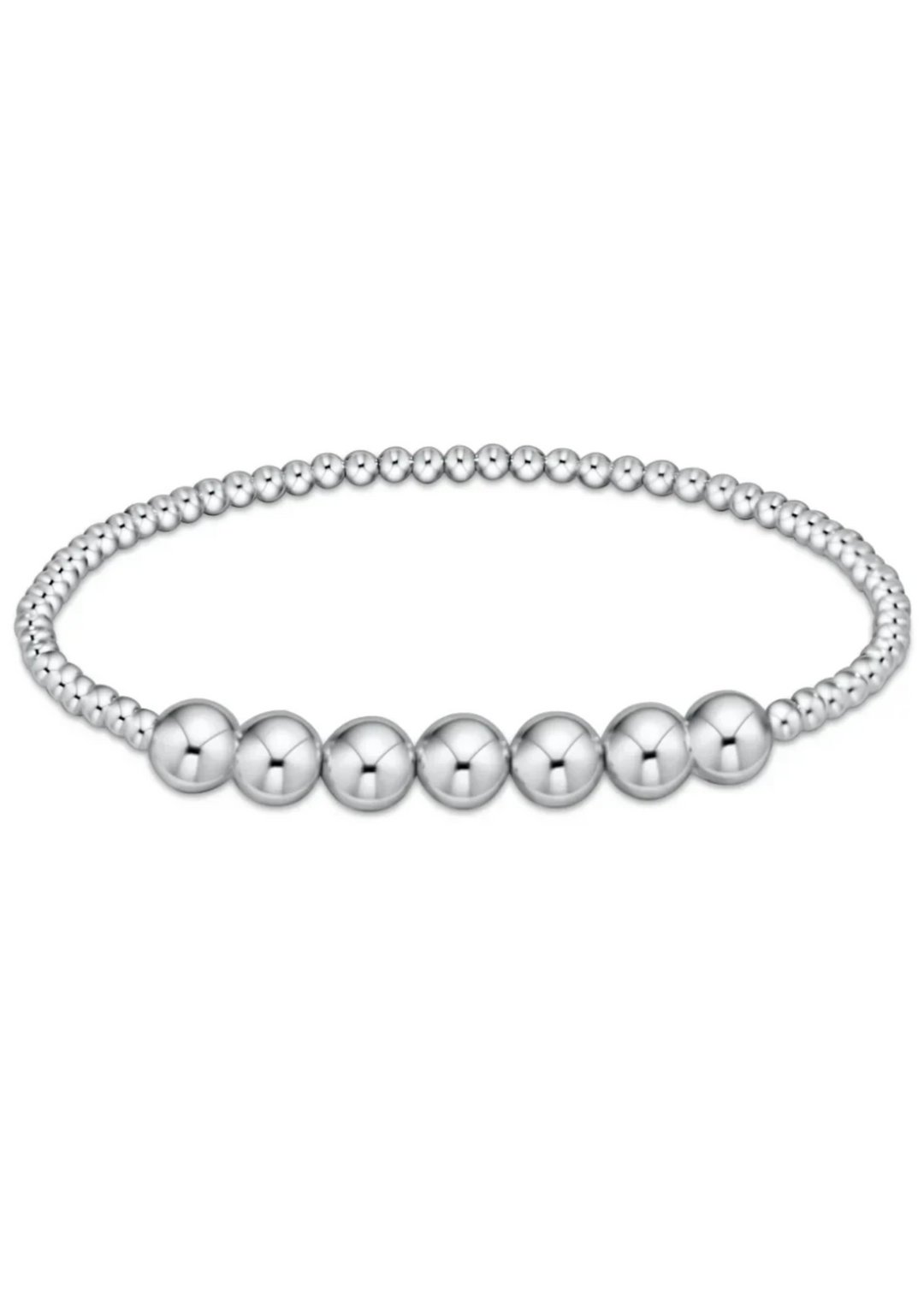 Classic Sterling Beaded Bliss 2.5mm Bead Bracelet - 5mm Sterling