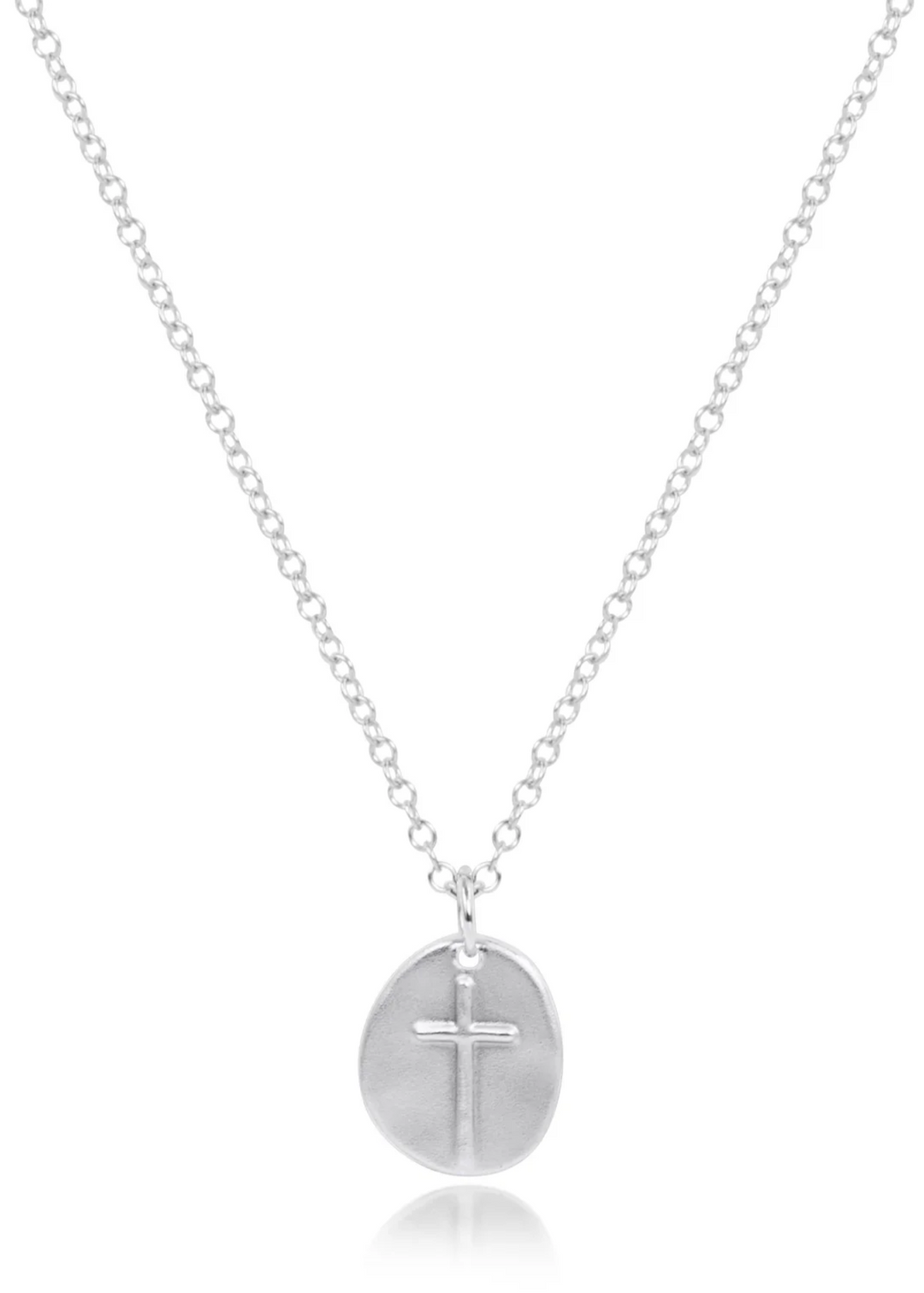 16" Necklace Sterling - Inspire Small Sterling Charm