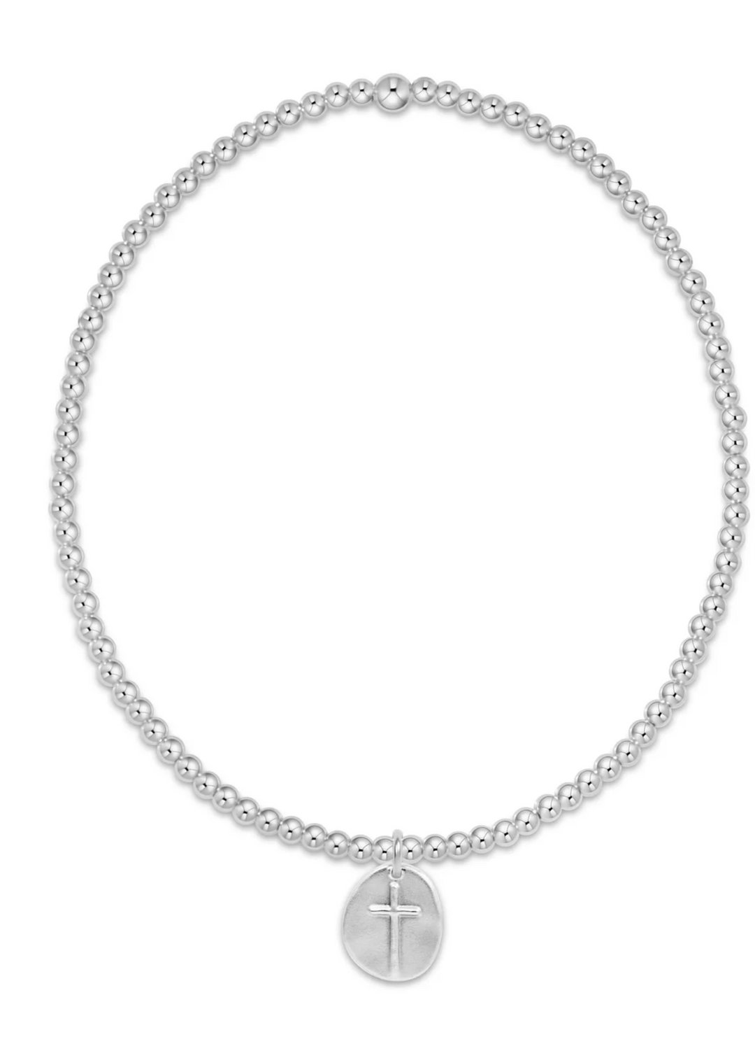 Classic Sterling 2mm Bead Bracelet - Inspire Small Sterling Charm