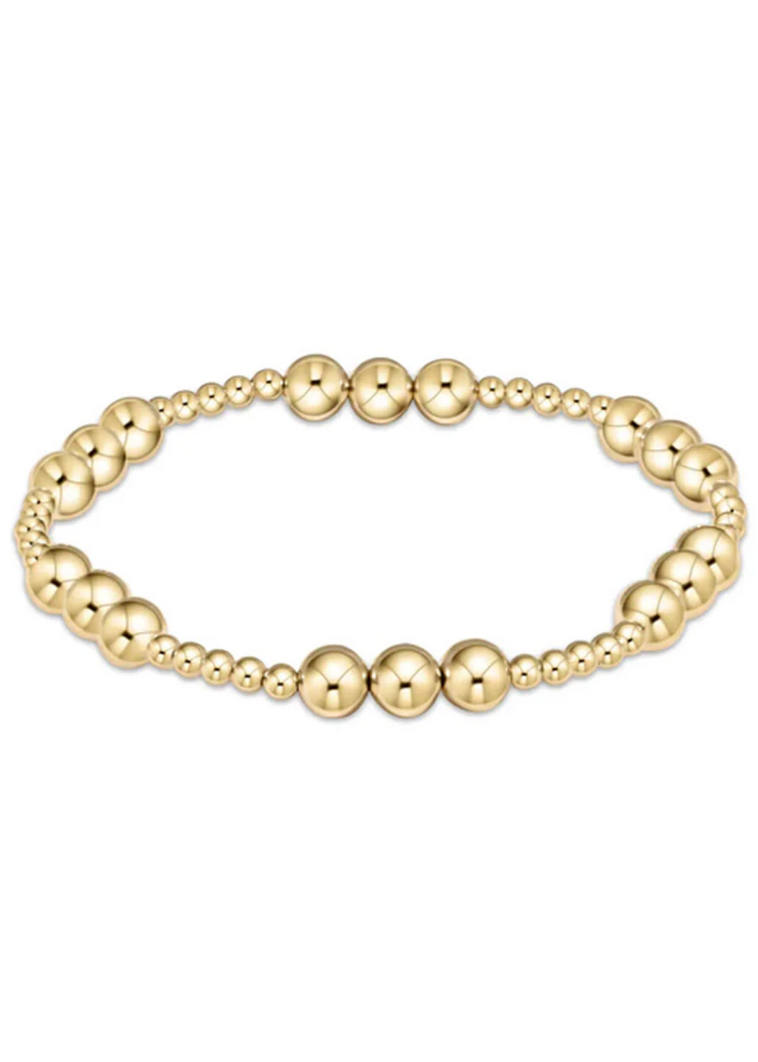 Classic Joy Pattern 6mm Bead Bracelet