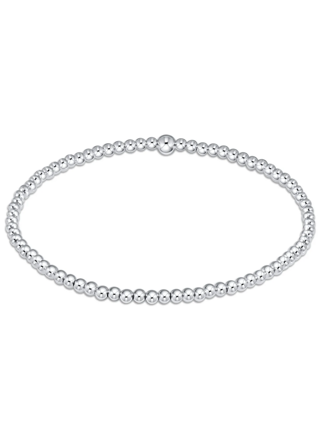 Classic Sterling 2.5mm Bead Bracelet