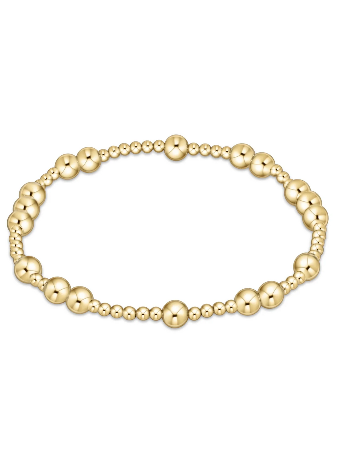 Hope Unwritten 5mm Bead Bracelet - Gold