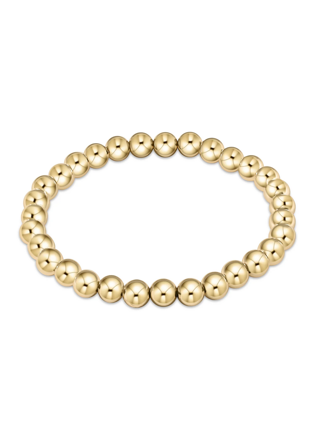 Classic Gold 6mm Bead Bracelet