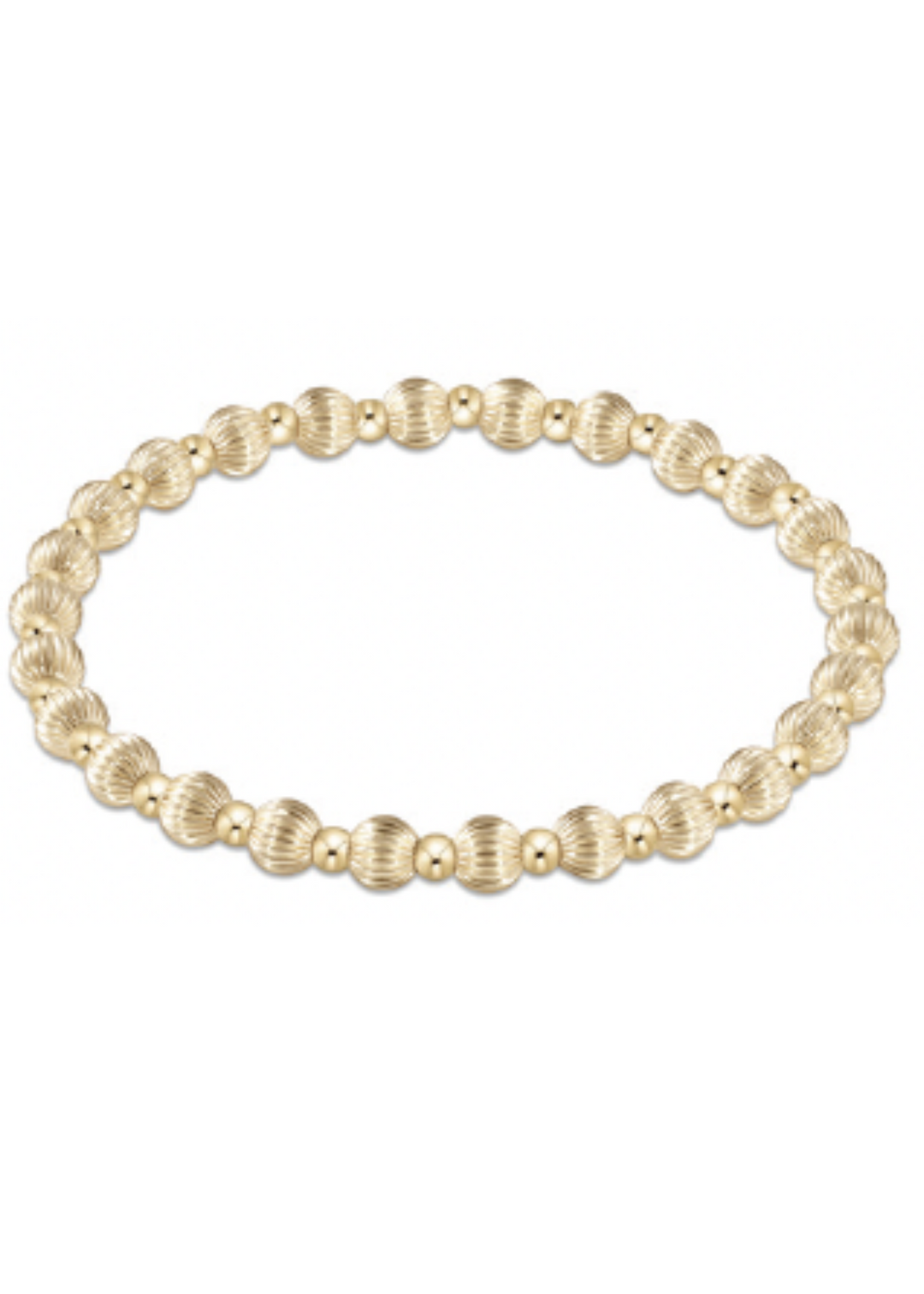 Dignity Grateful Pattern 5mm Bead Bracelet