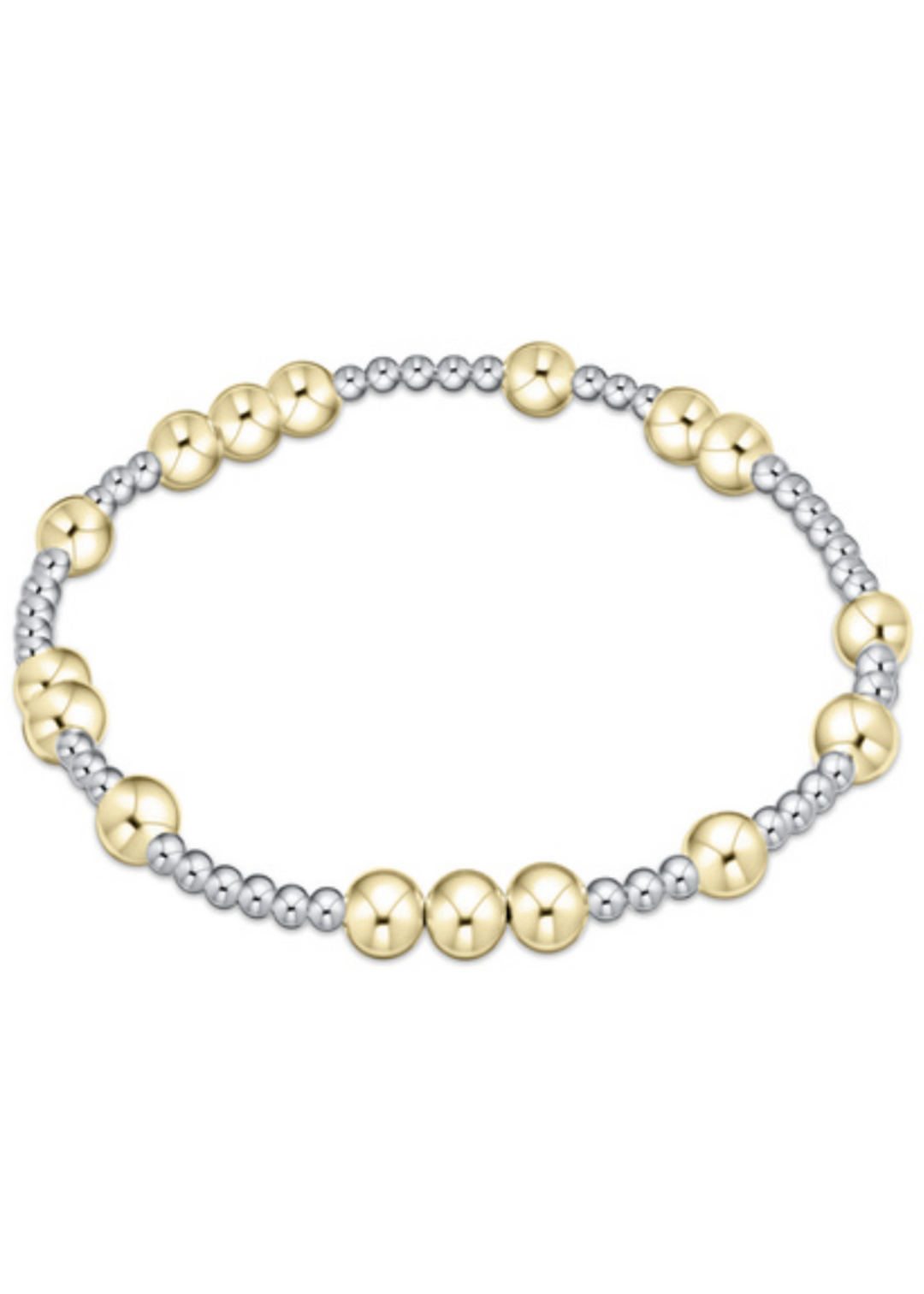 Hope Unwritten 5mm Bead Bracelet - Mixed Metal