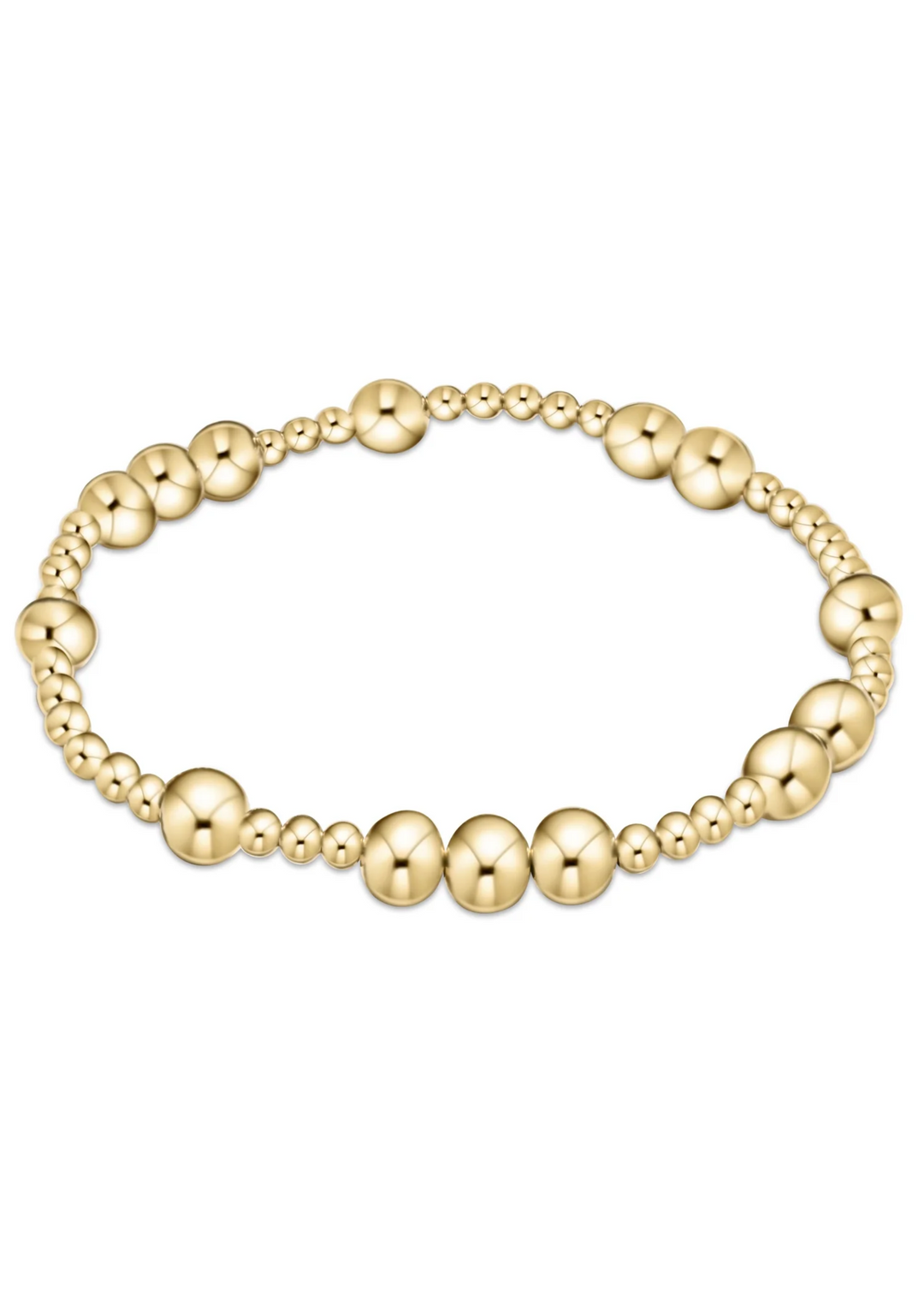Hope Unwritten 6mm Bead Bracelet - Gold