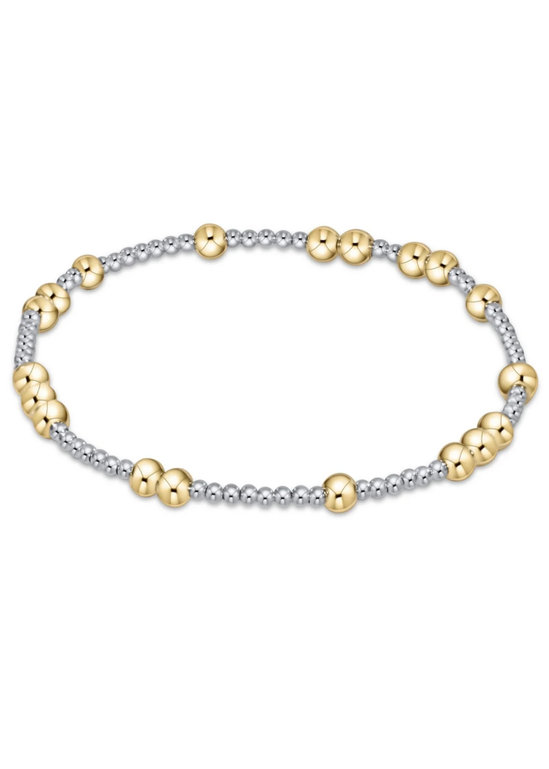 Hope Unwritten 4mm Bead Bracelet - Mixed Metal