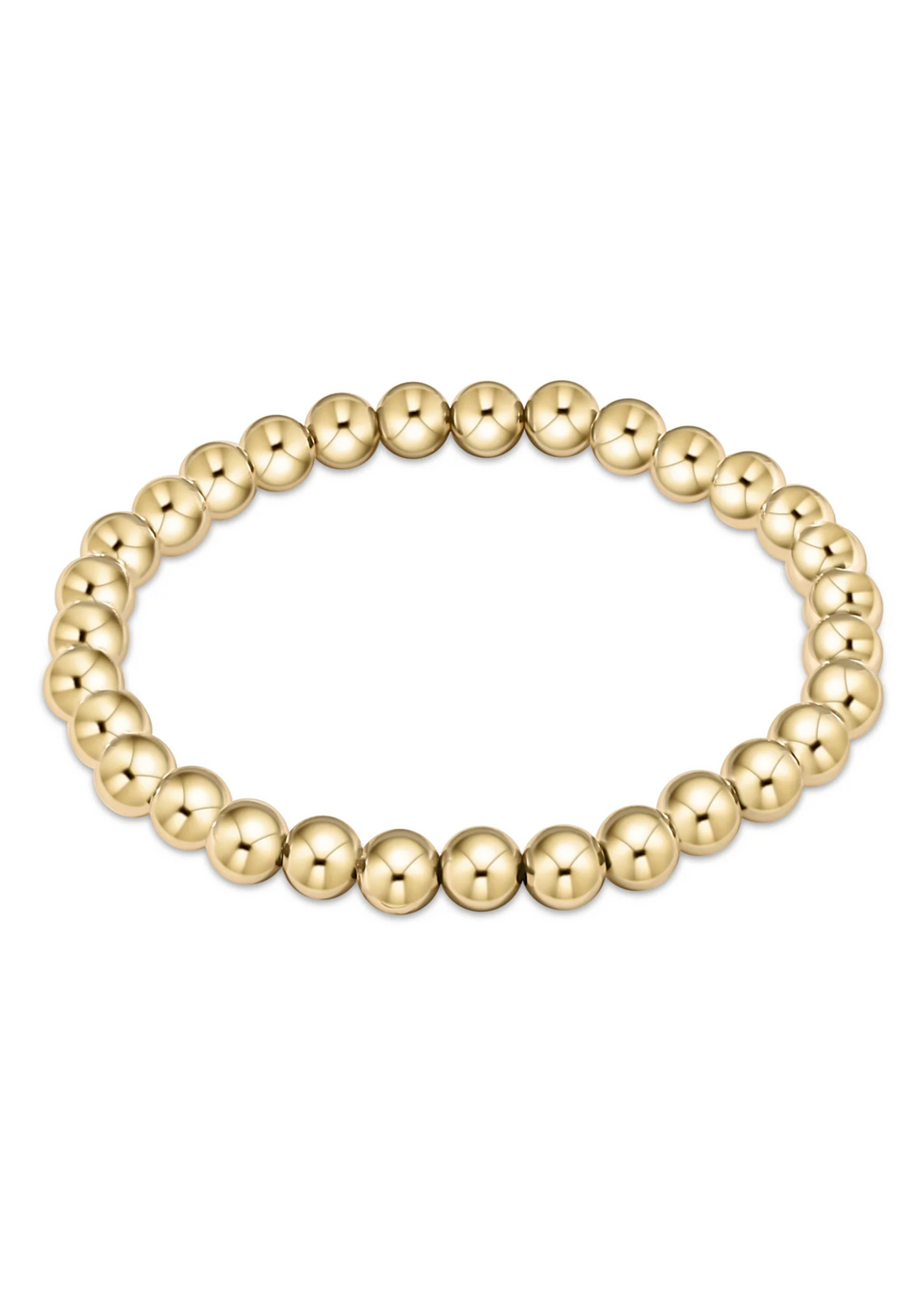Extends - Classic Gold 6mm Bead Bracelet