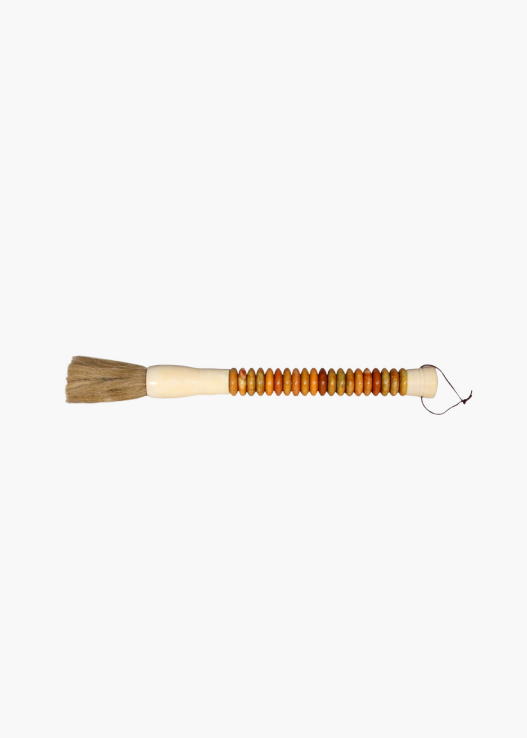 Yellow Jade Abacus Brush - Large