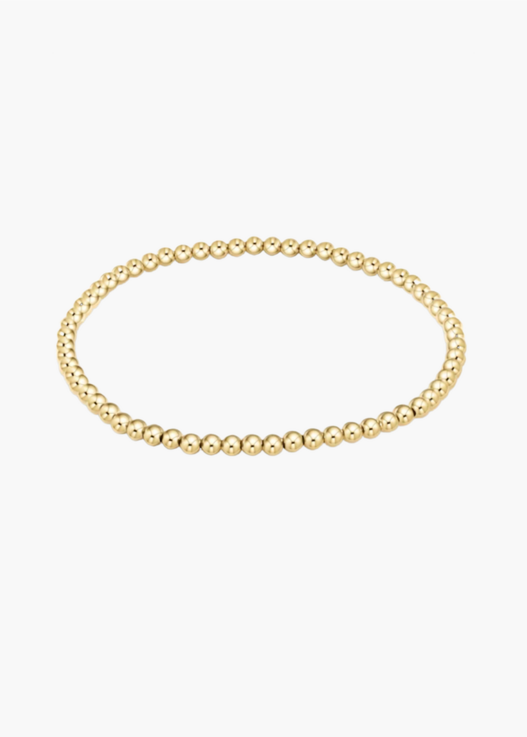 Classic Gold 3mm Bead Bracelet