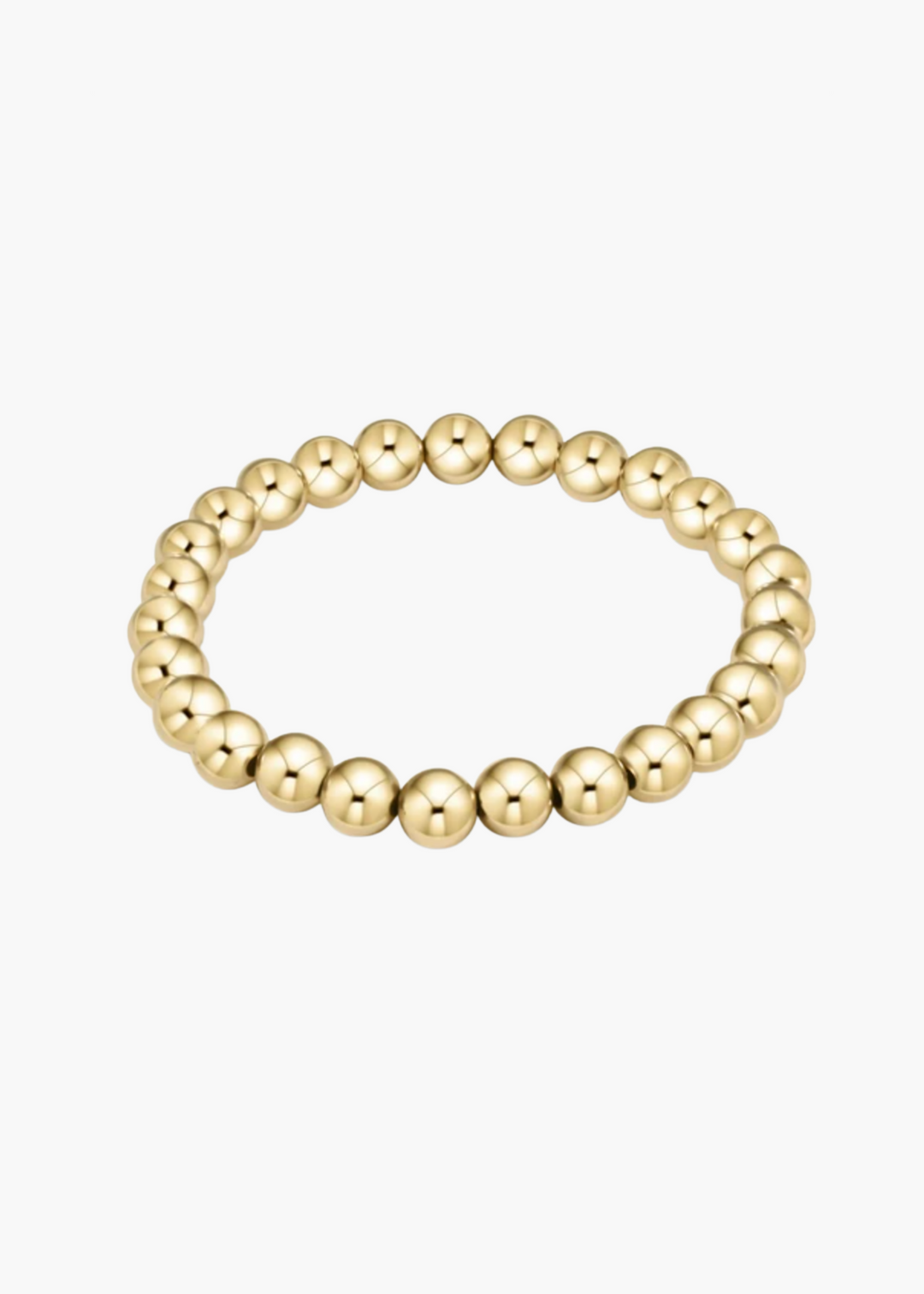 Classic Gold 6mm Bead Bracelet