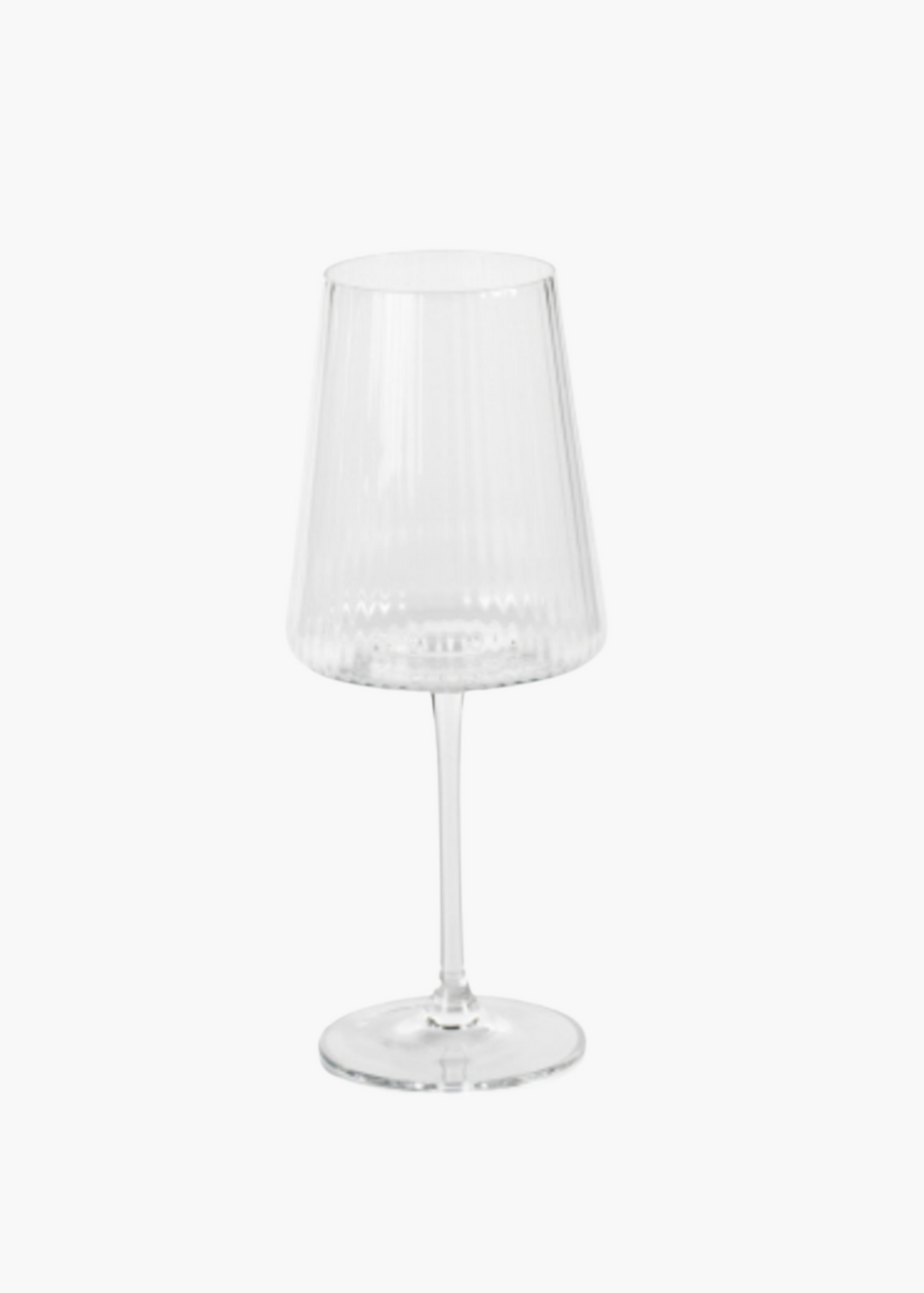 Fluted Wine Glass