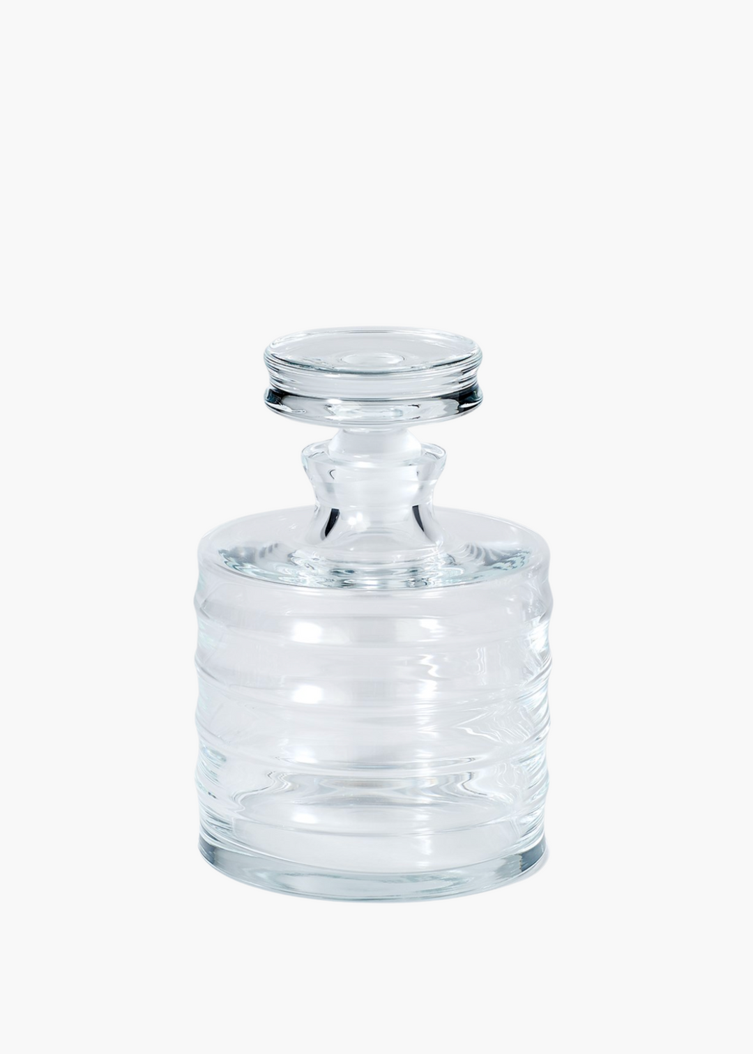 Short Ribbed Decanter
