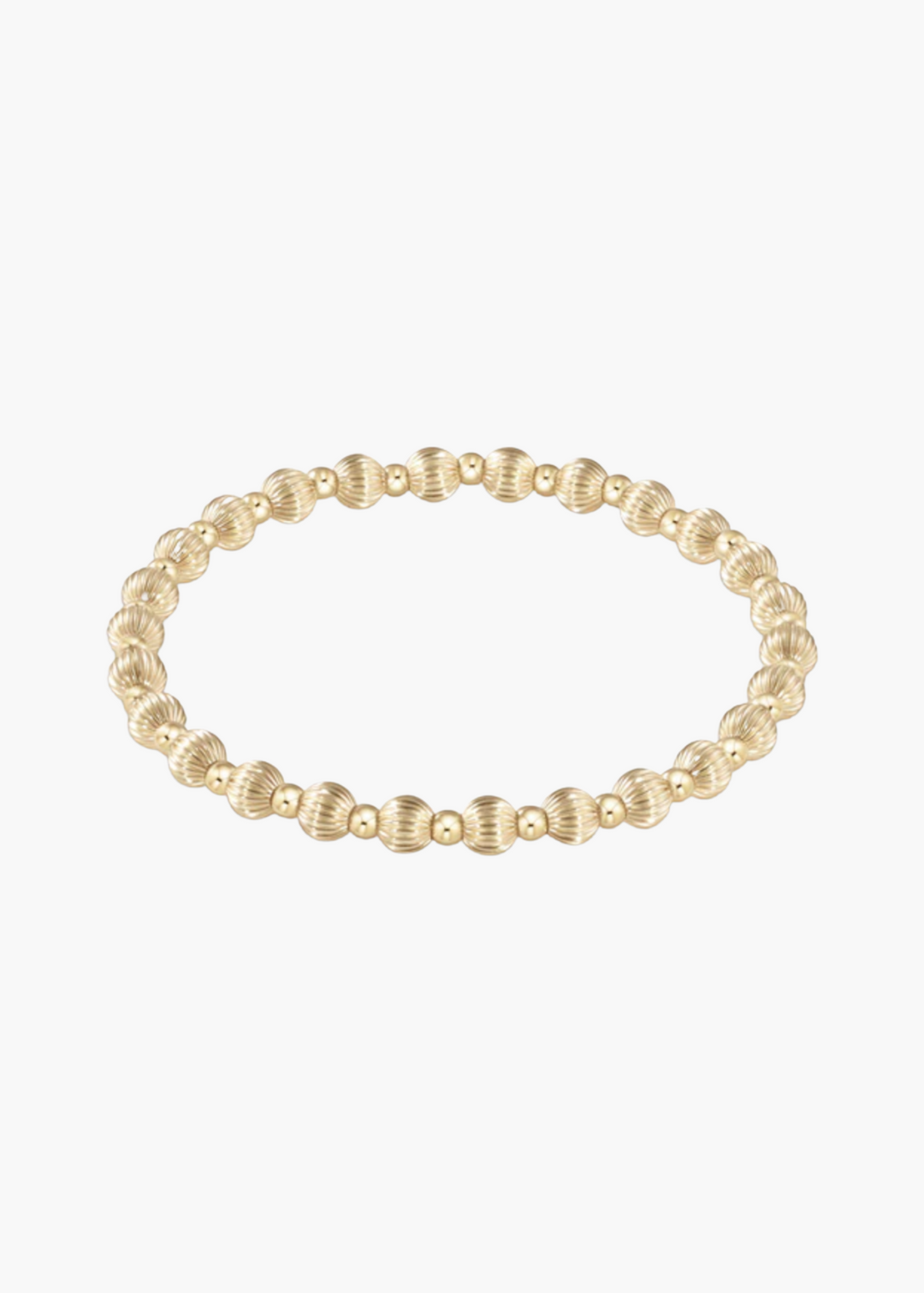 Dignity Grateful Pattern 5mm Bead Bracelet
