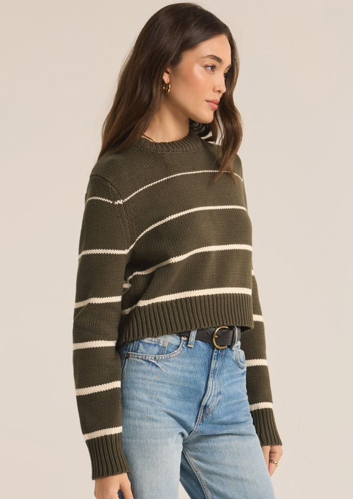 Milan Stripe Sweater-FINAL SALE