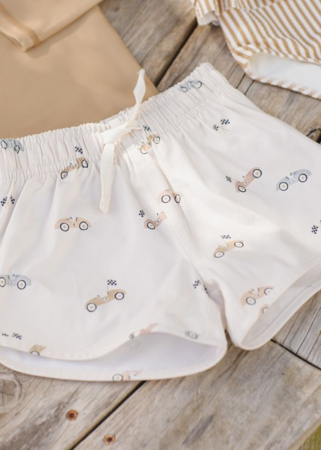 Boys Swim Short || Race Car