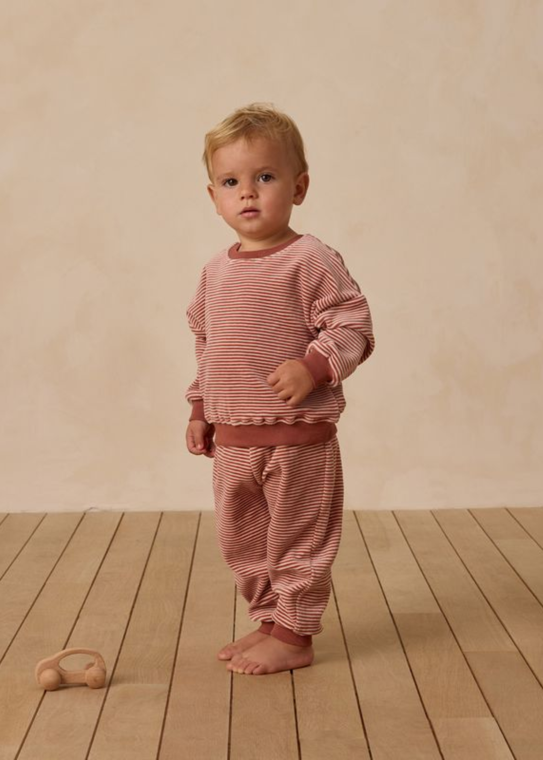 Velour Relaxed Sweatpant || Candy Stripe