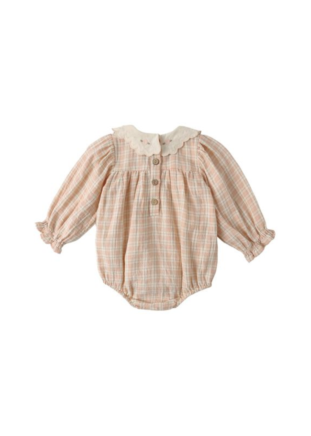 Callie Romper || Pink Plaid - Macy Carlisle